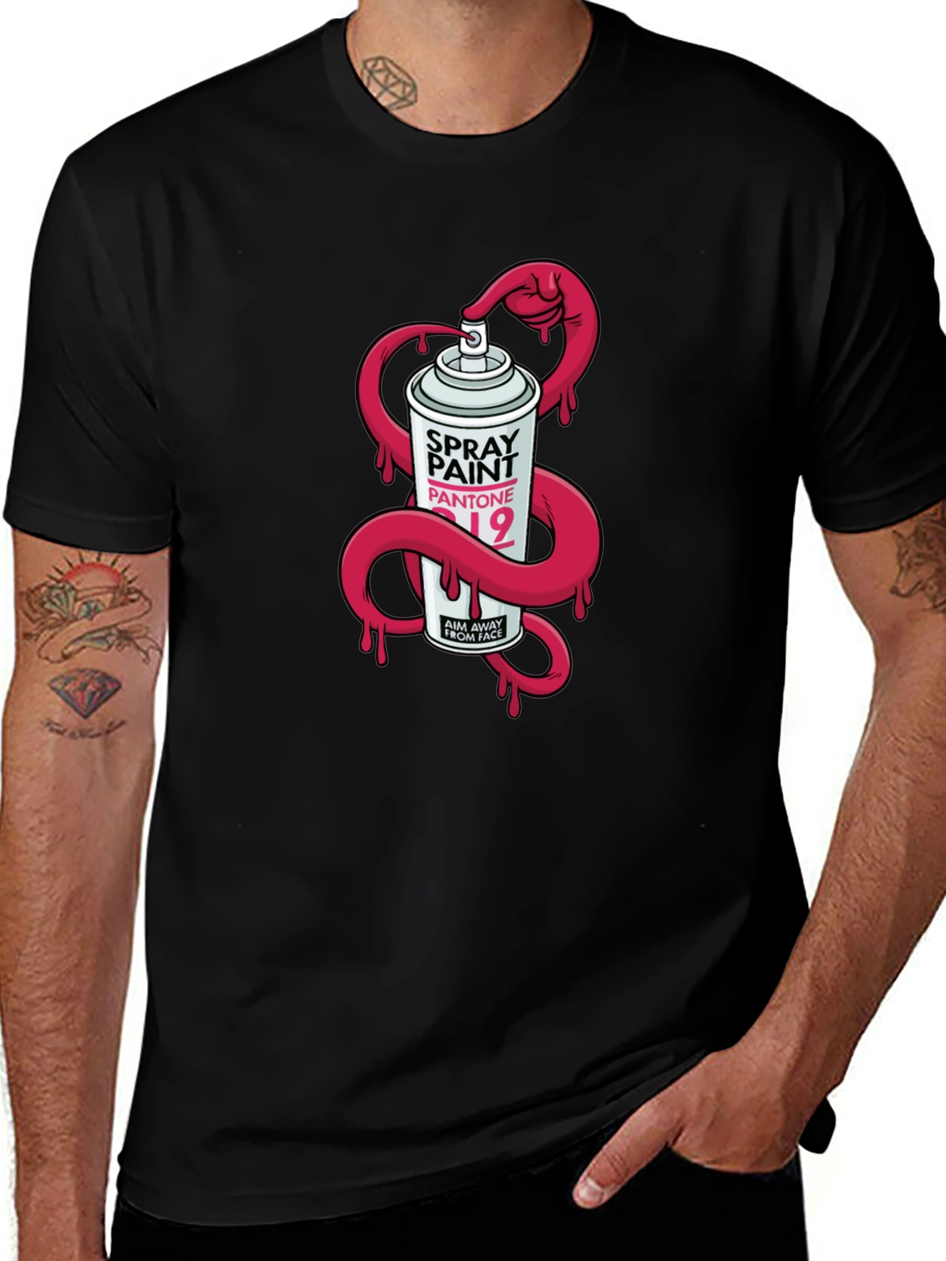 Spray Paint Can Graphic Tee