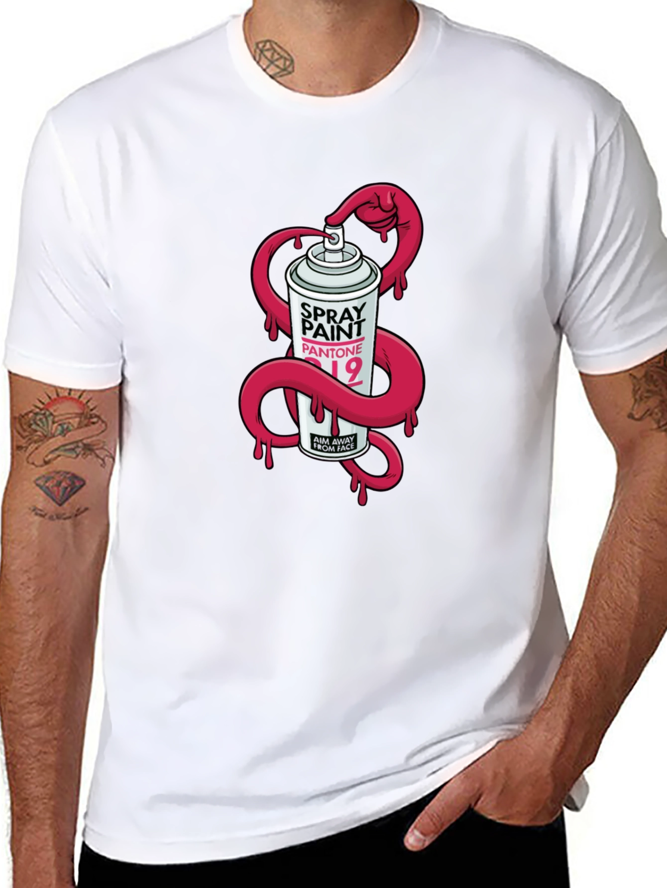 Spray Paint Can Graphic Tee