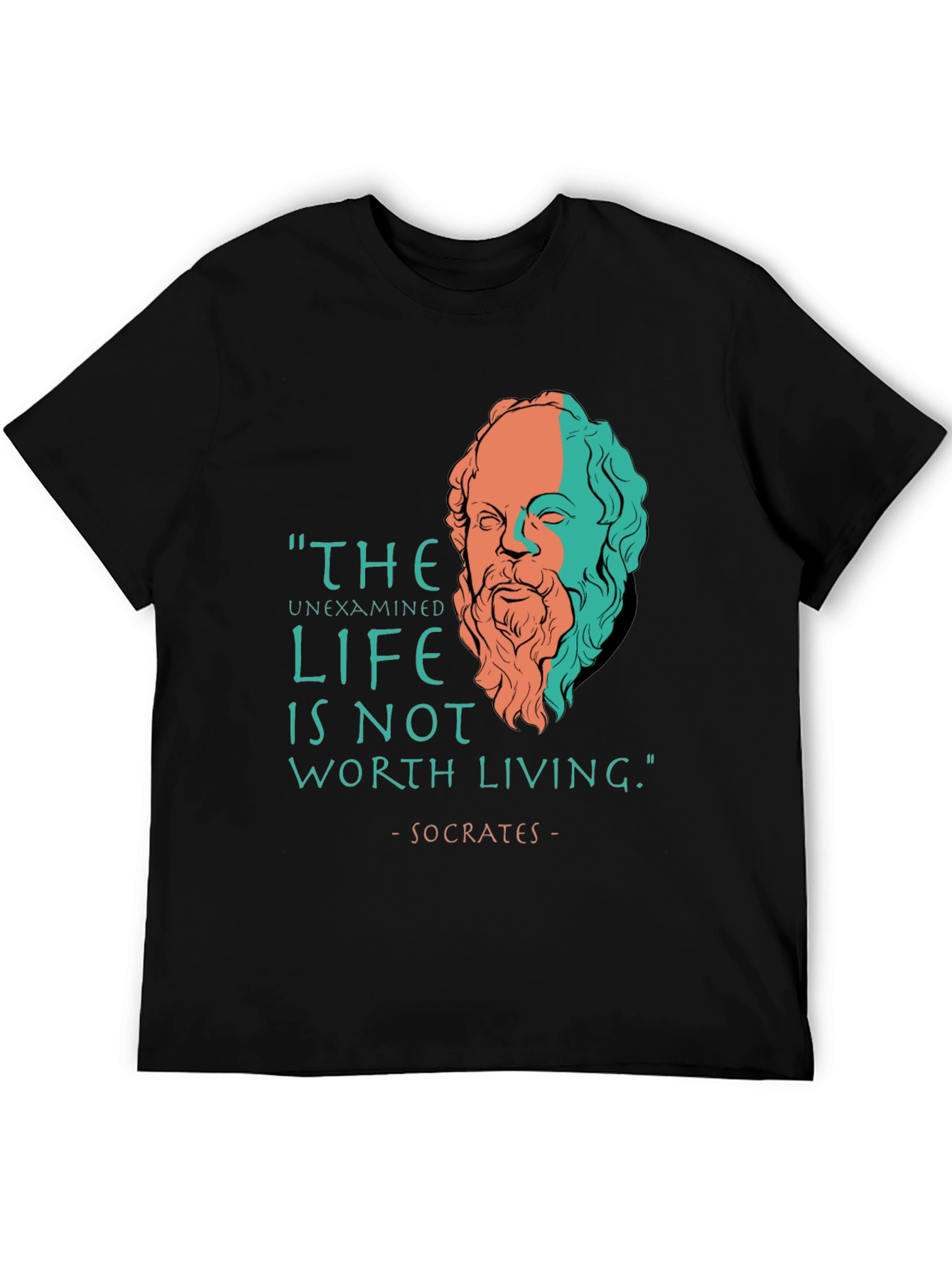 Philosopher Tee: Socrates Quote T-Shirt