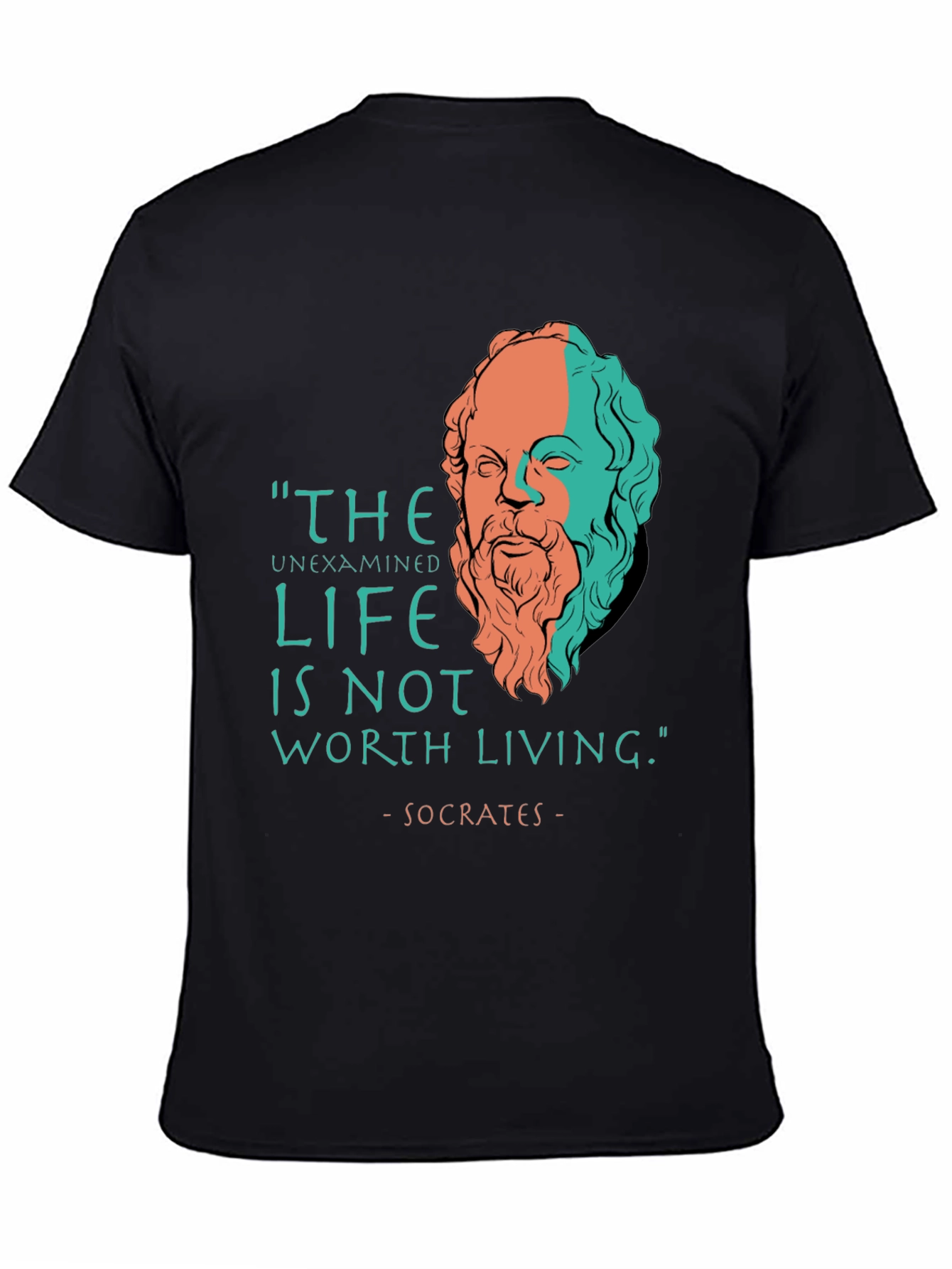Philosopher Tee: Socrates Quote T-Shirt