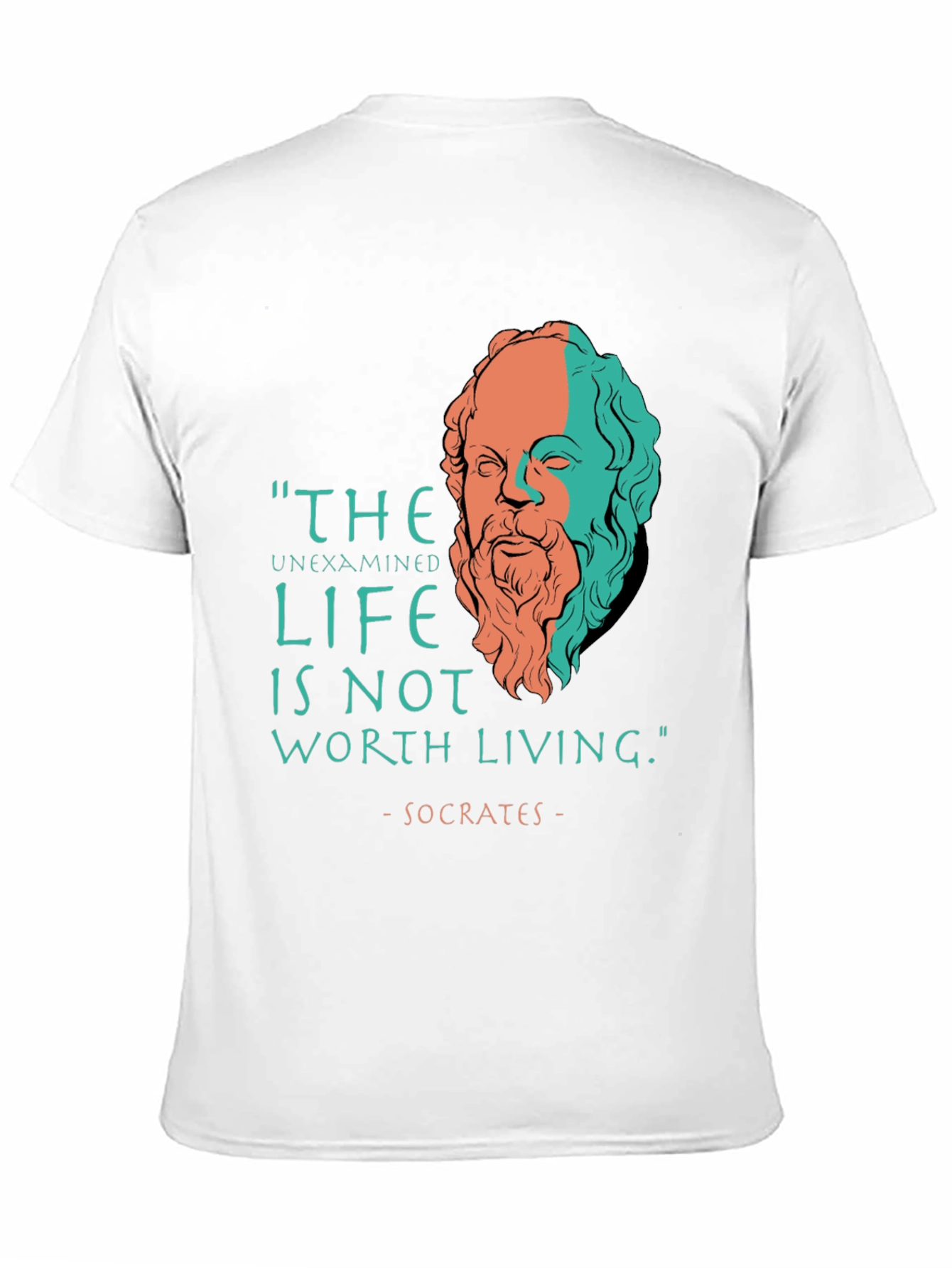 Philosopher Tee: Socrates Quote T-Shirt