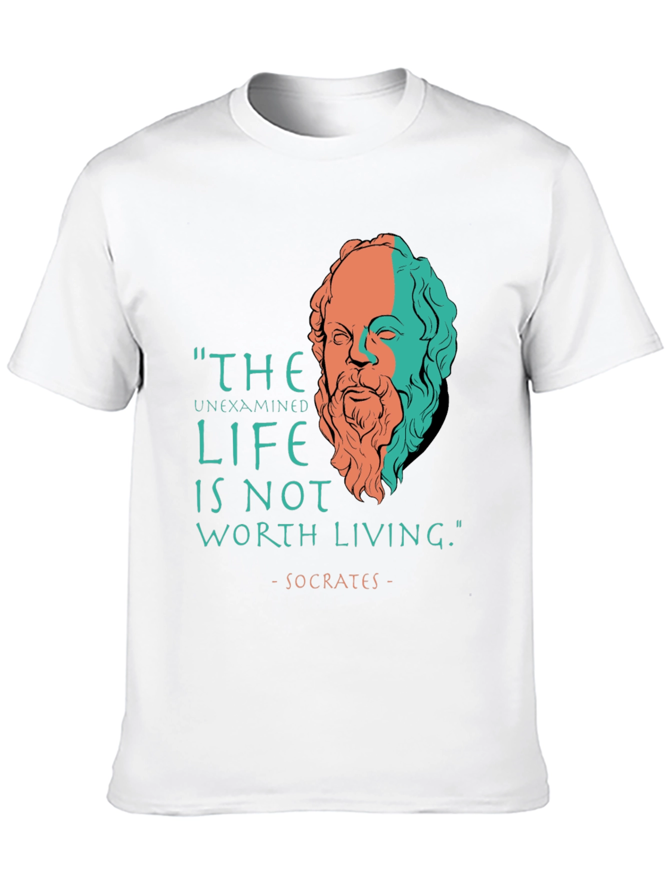 Philosopher Tee: Socrates Quote T-Shirt