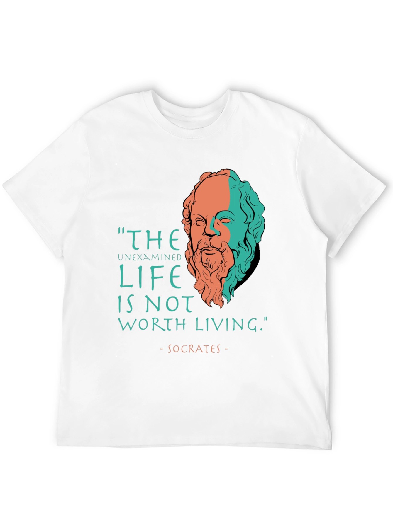 Philosopher Tee: Socrates Quote T-Shirt