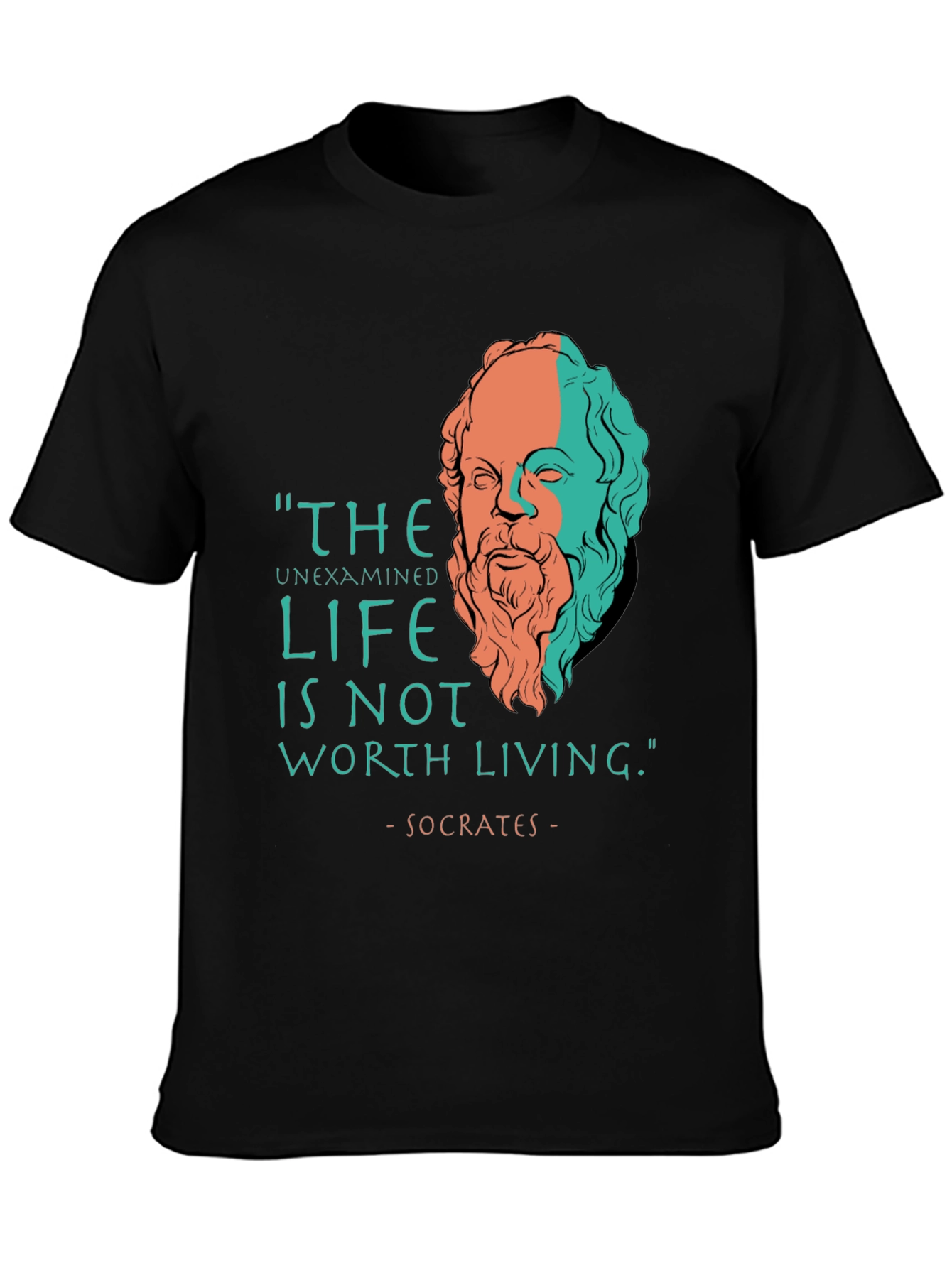 Philosopher Tee: Socrates Quote T-Shirt