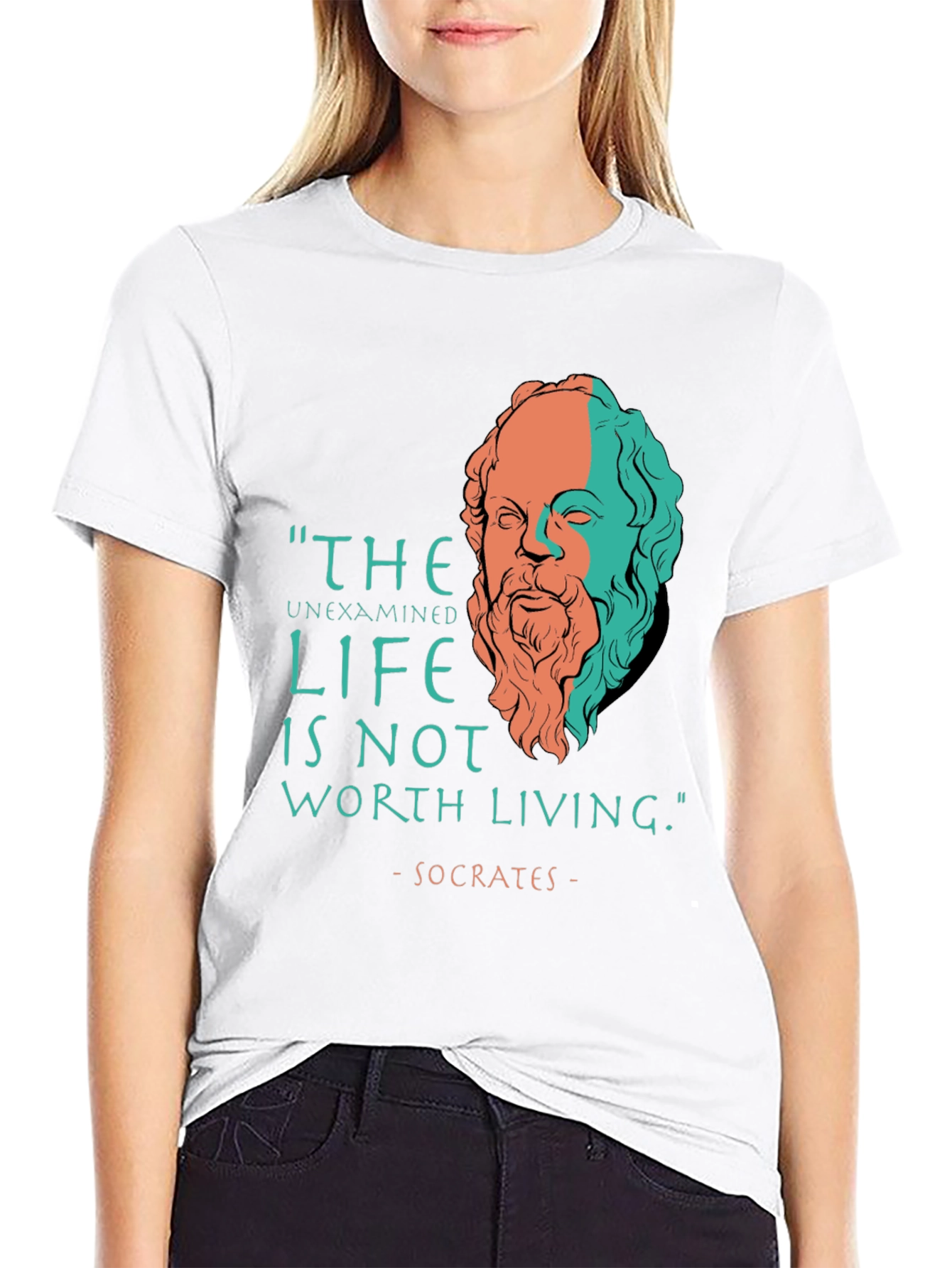 Philosopher Tee: Socrates Quote T-Shirt