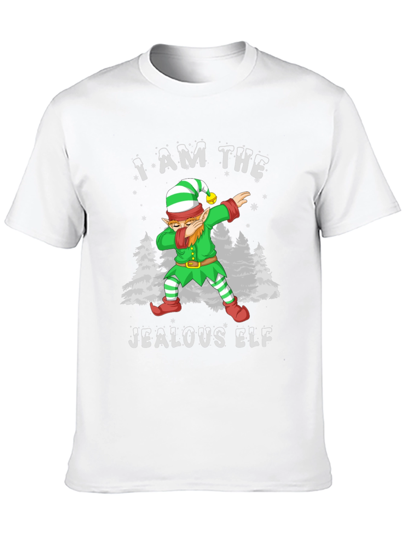 Jealous Elf Dabbing Christmas T-Shirt