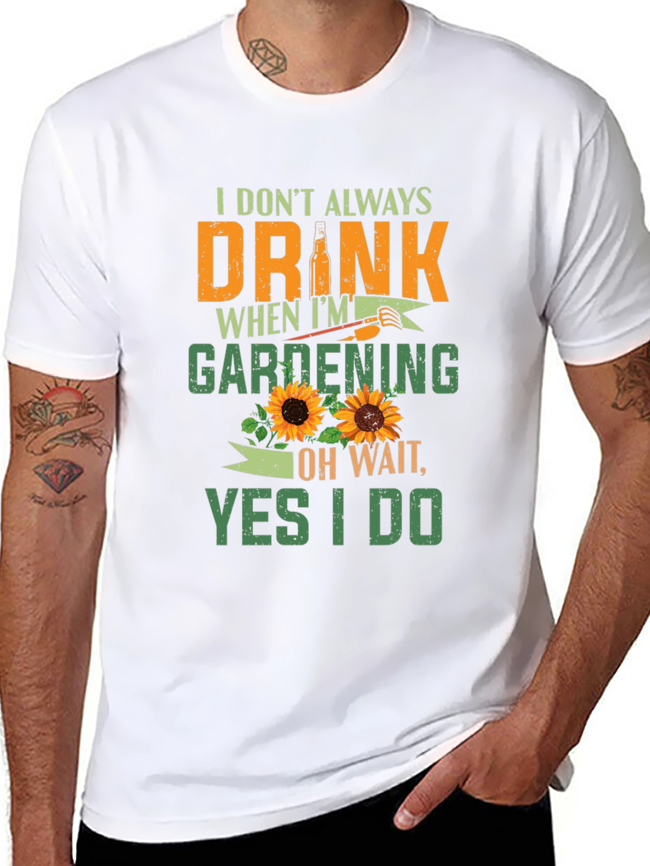 Gardening & Drinking T-Shirt