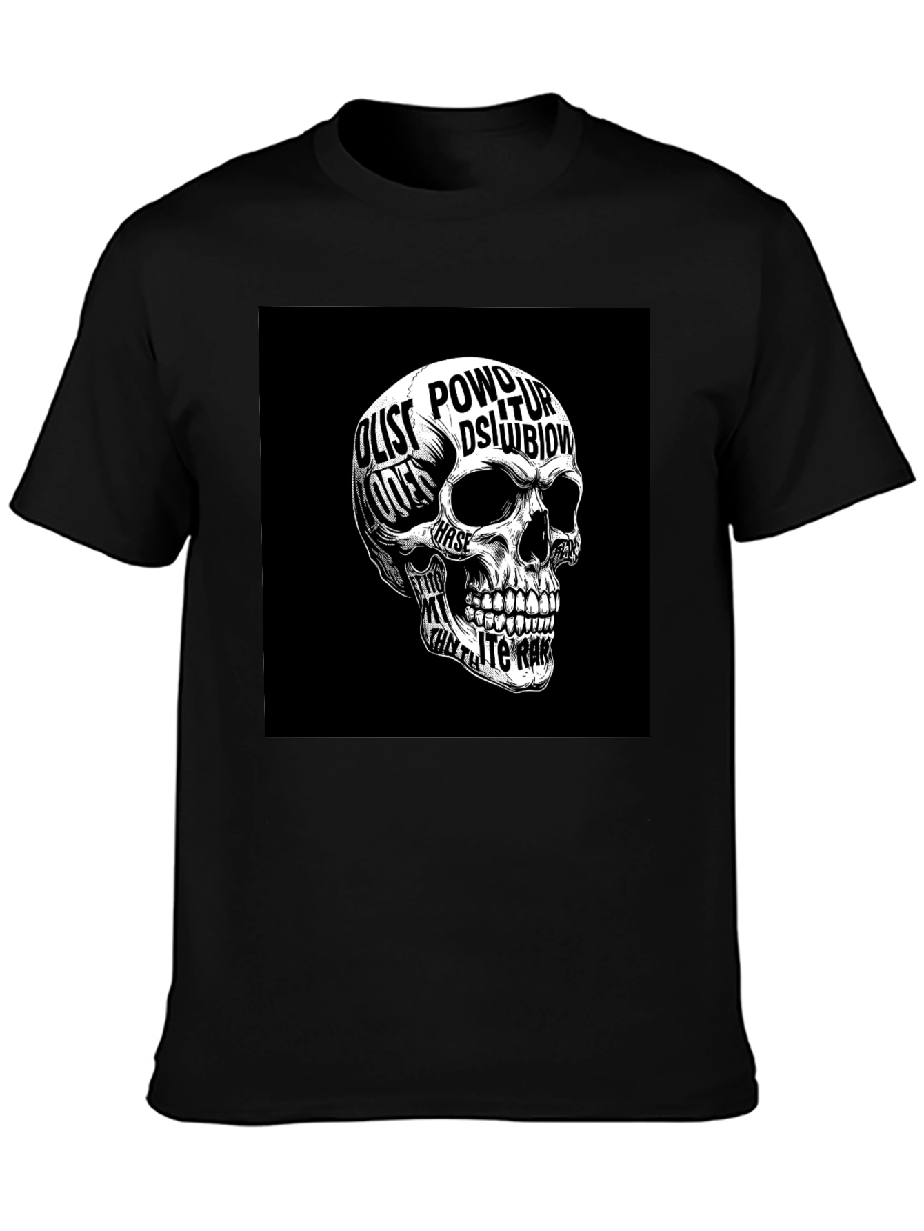 Skull Graphic Black T-Shirt