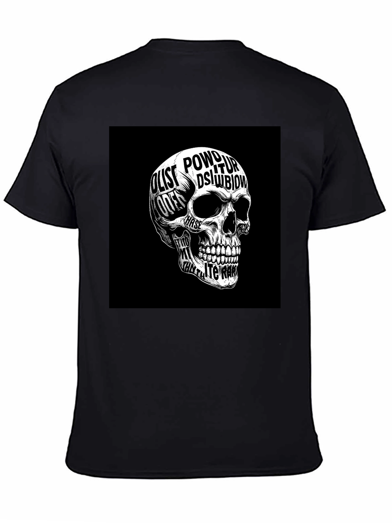 Skull Graphic Black T-Shirt