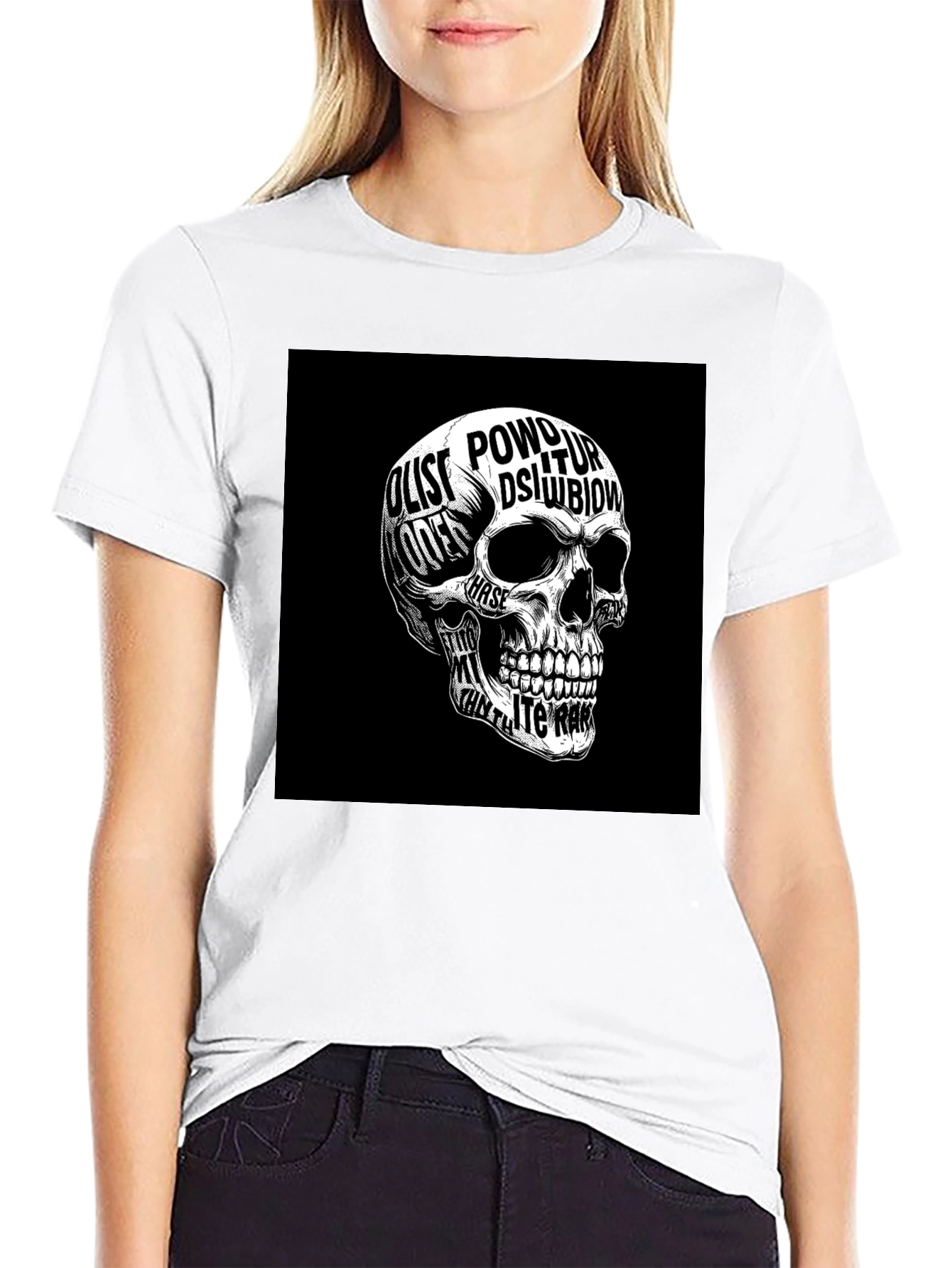 Skull Graphic Black T-Shirt