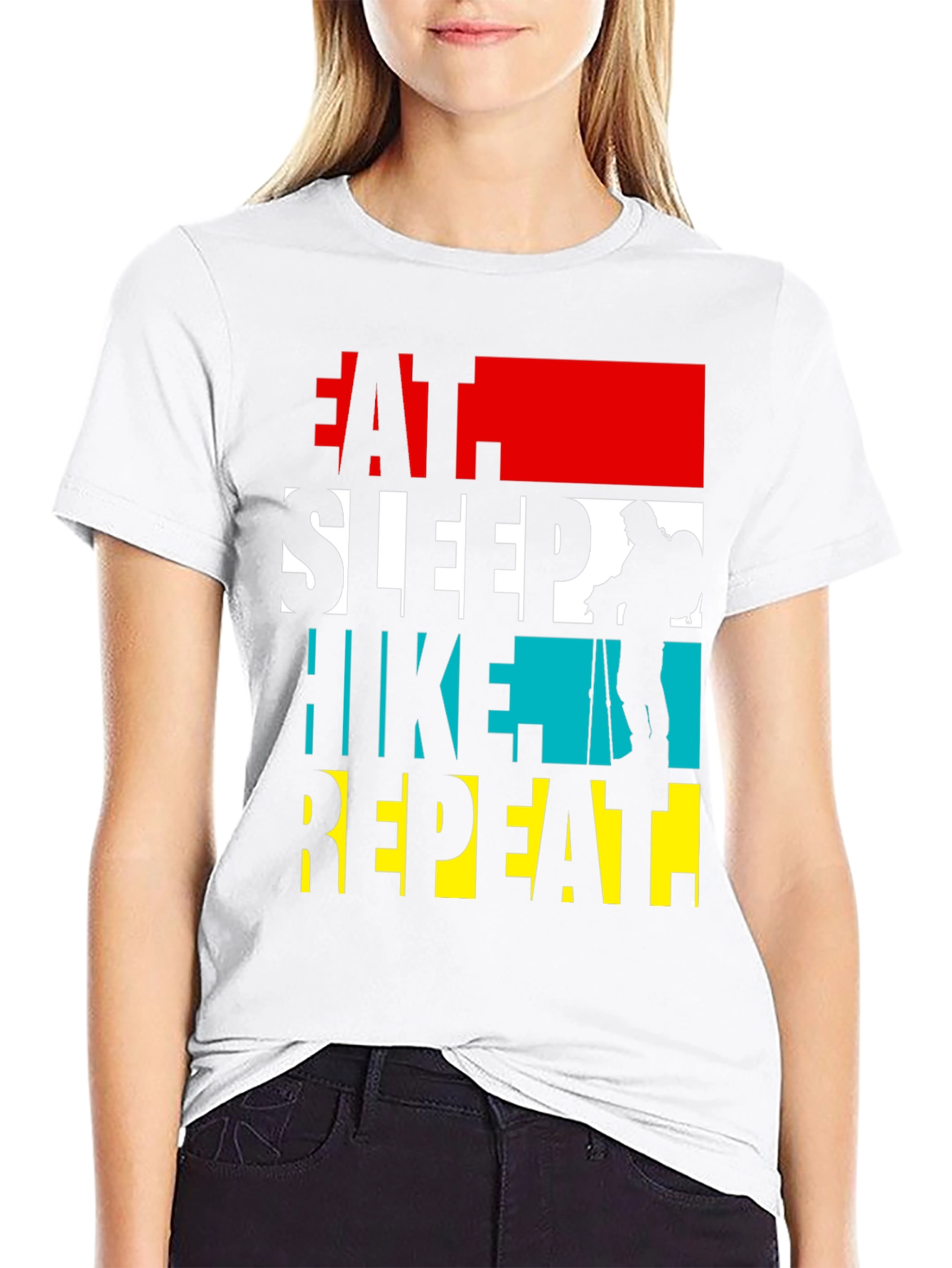 Eat Sleep Hike Repeat Graphic Tee