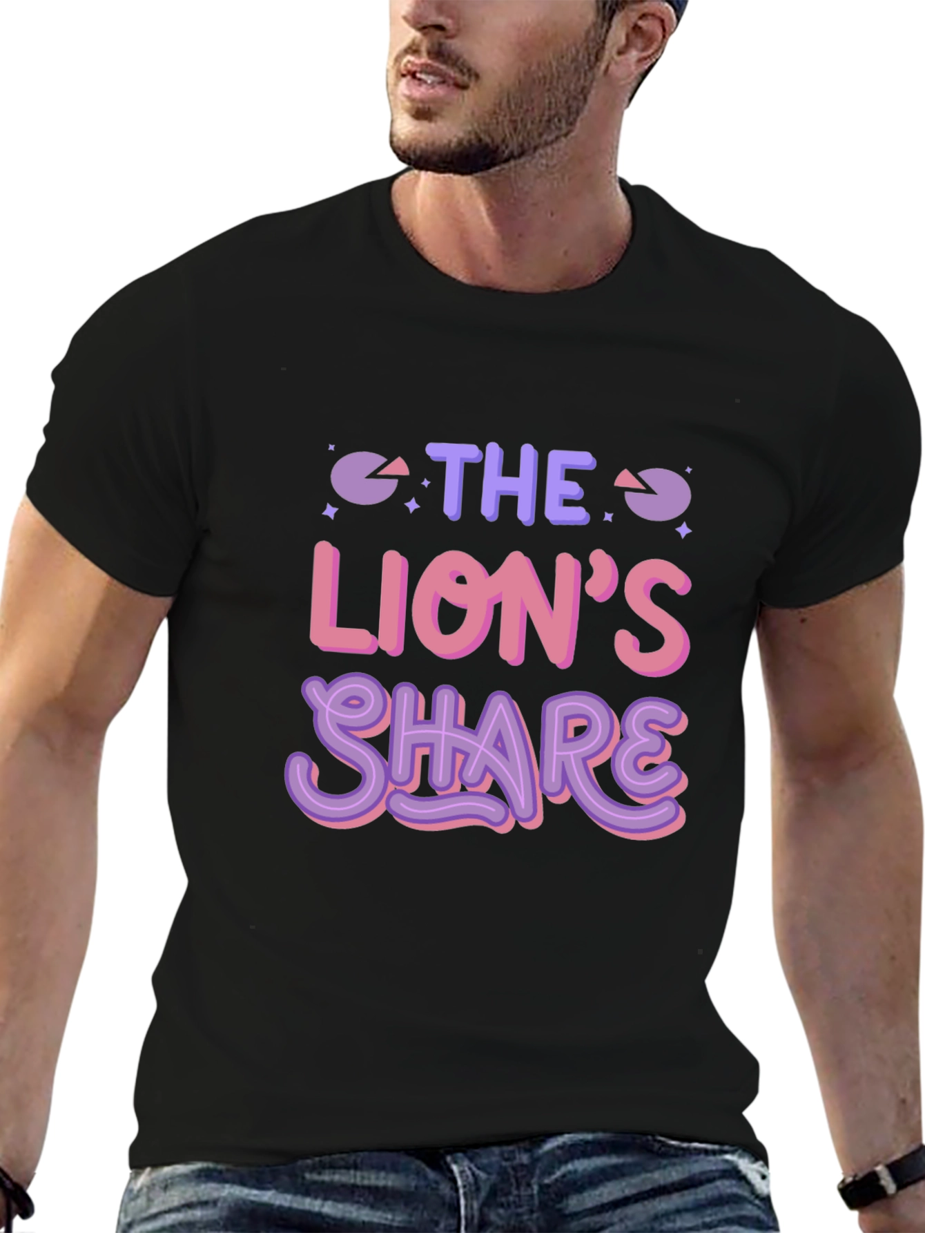 The Lions Share Graphic Tee - Trendy Unisex Shirt