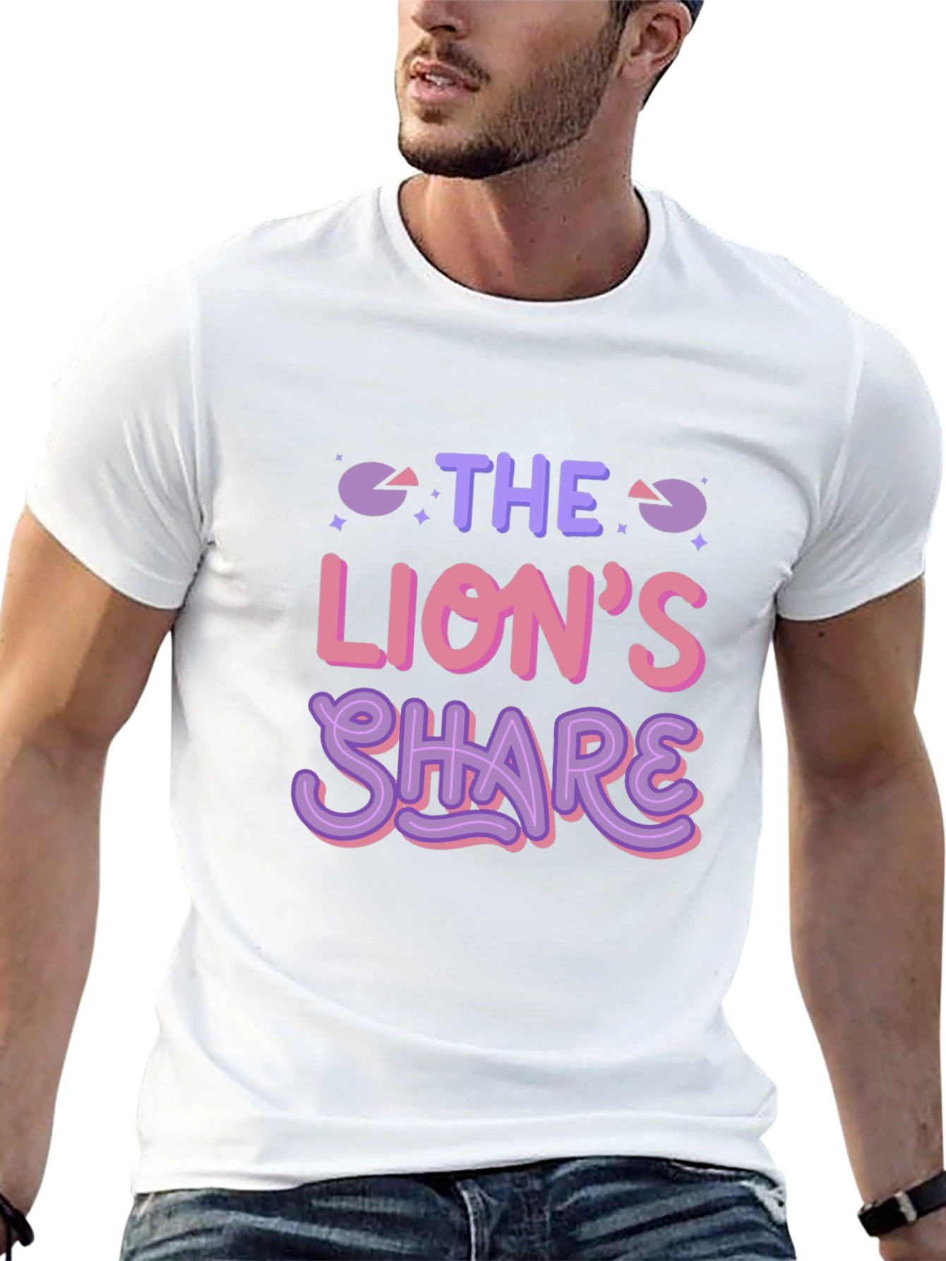 The Lions Share Graphic Tee - Trendy Unisex Shirt