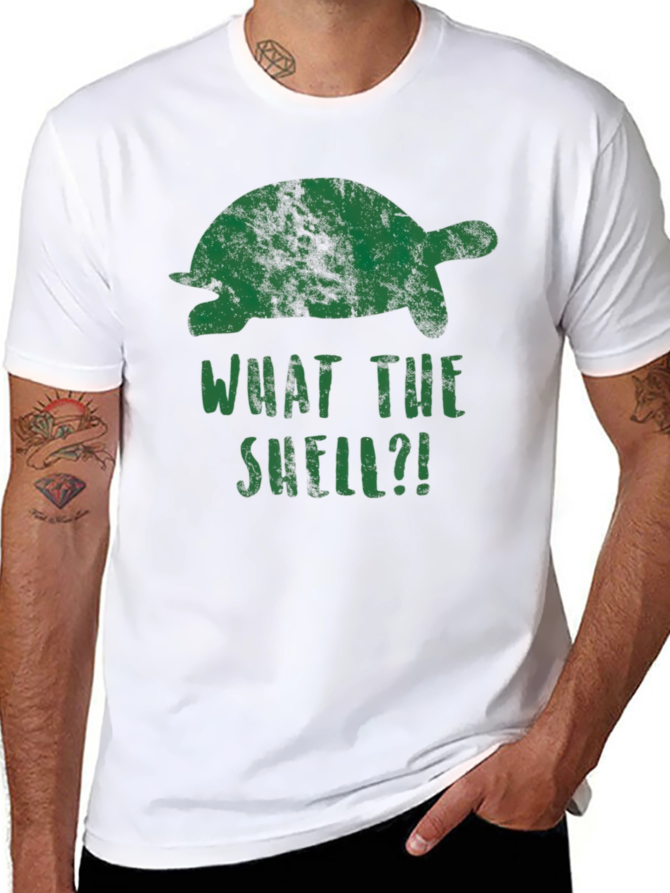 What the Shell?! Turtle Graphic T-Shirt - Unisex