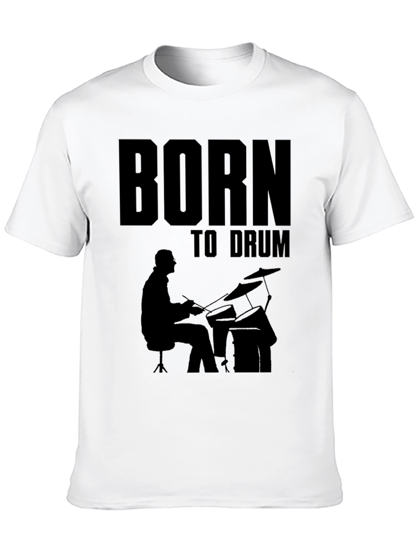 Born to Drum Black T-Shirt