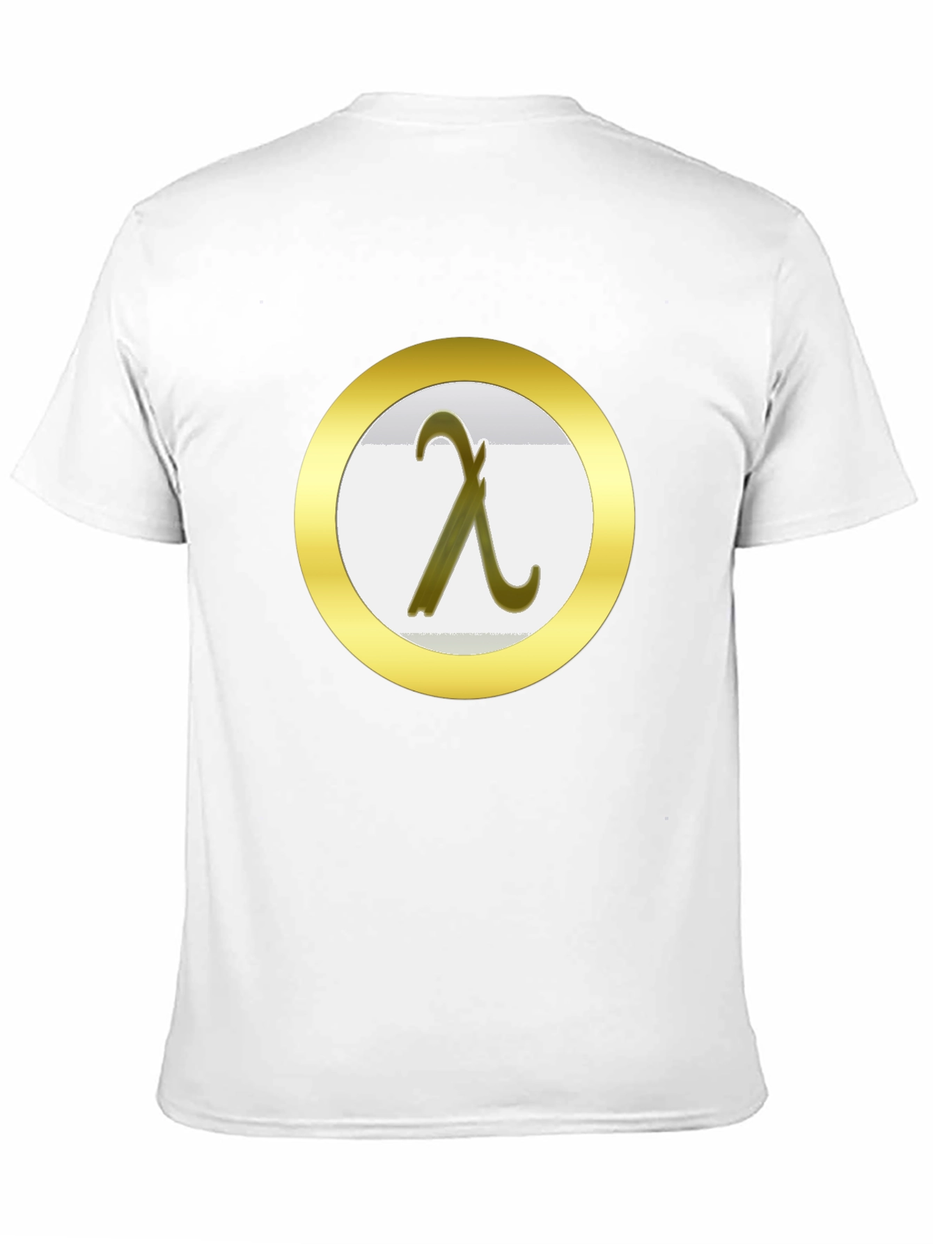 Lambda T-Shirt - Black - Greek Letter