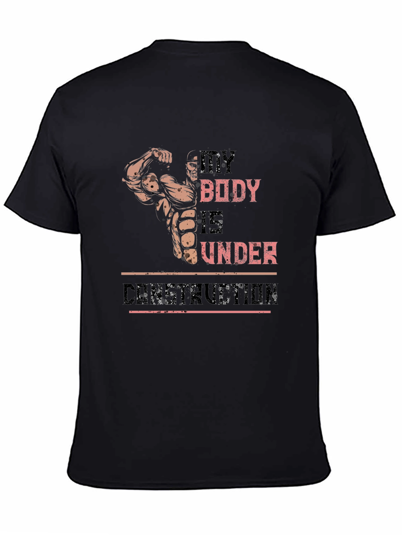 My Body Is Under Construction Graphic T-Shirt