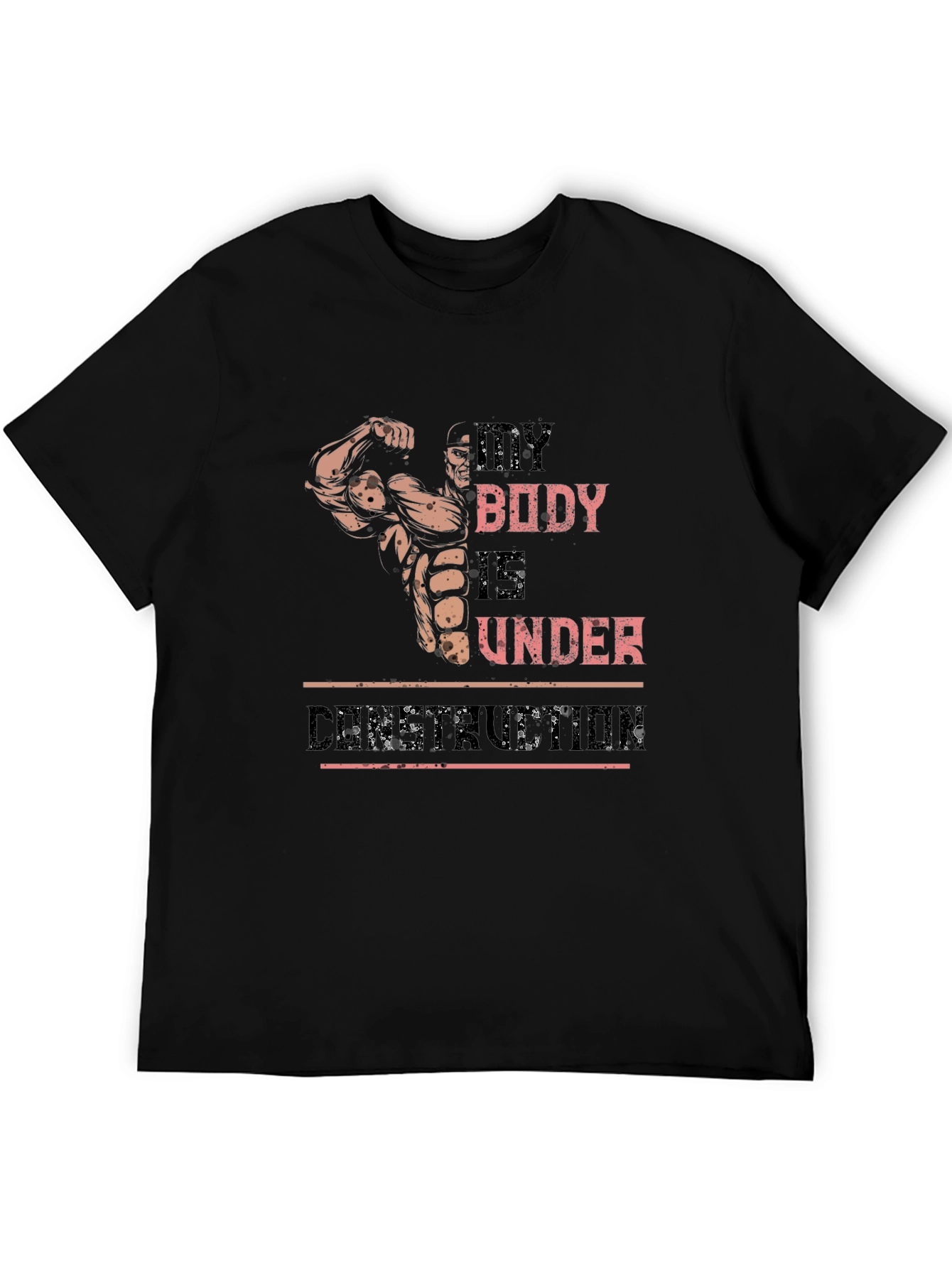 My Body Is Under Construction Graphic T-Shirt