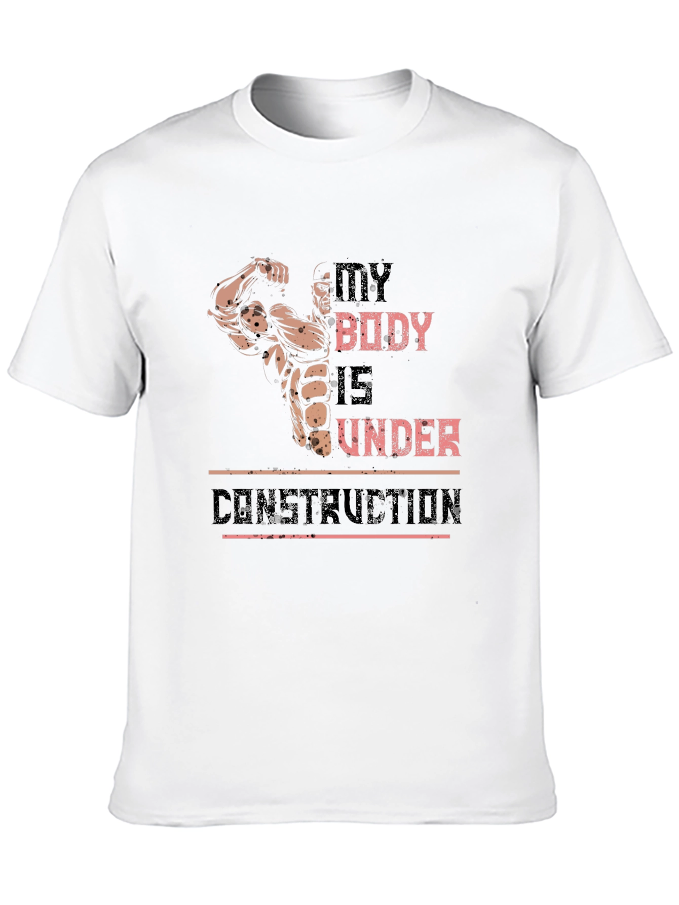 My Body Is Under Construction Graphic T-Shirt