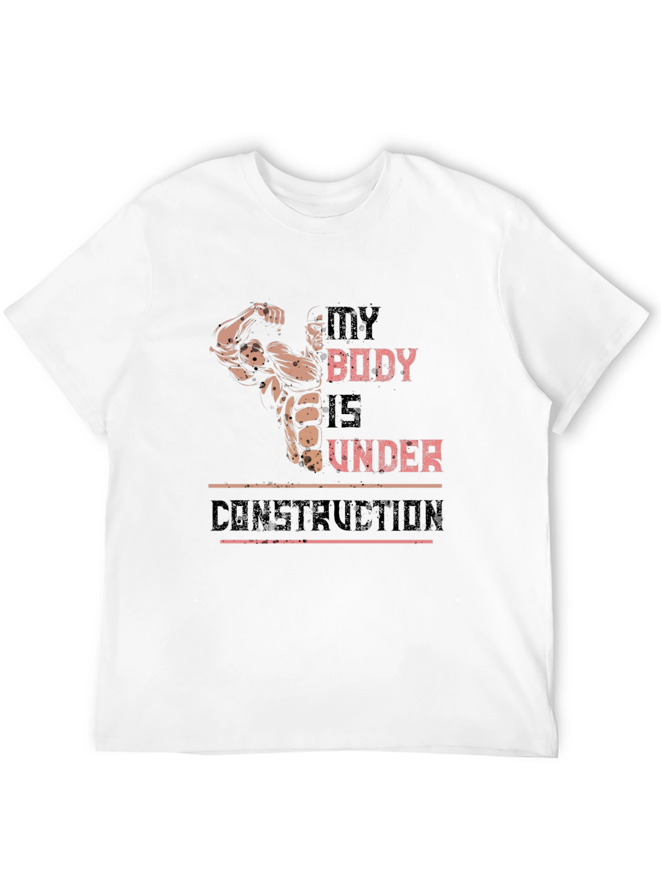 My Body Is Under Construction Graphic T-Shirt