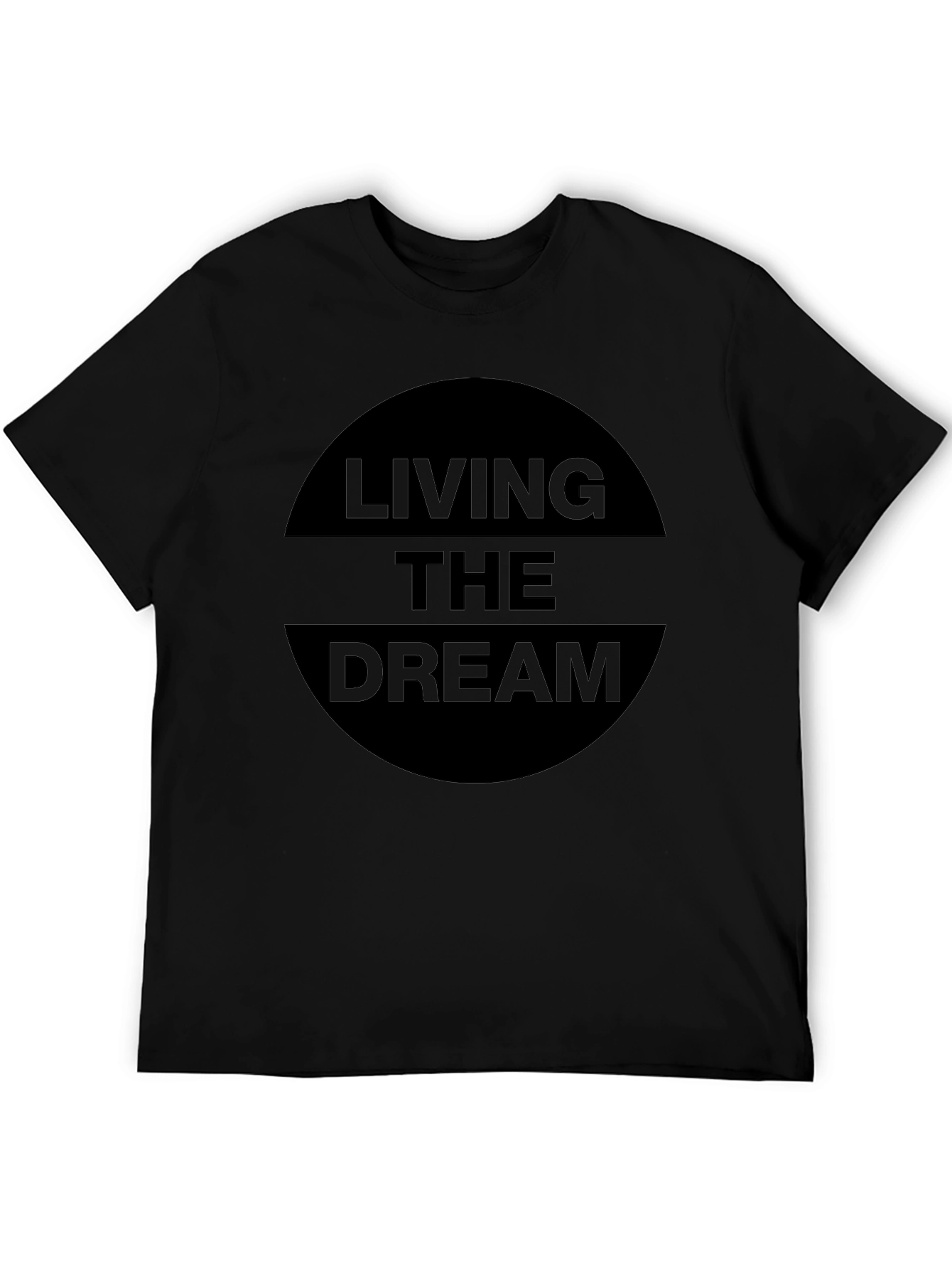 Living The Dream Graphic Tee - Black