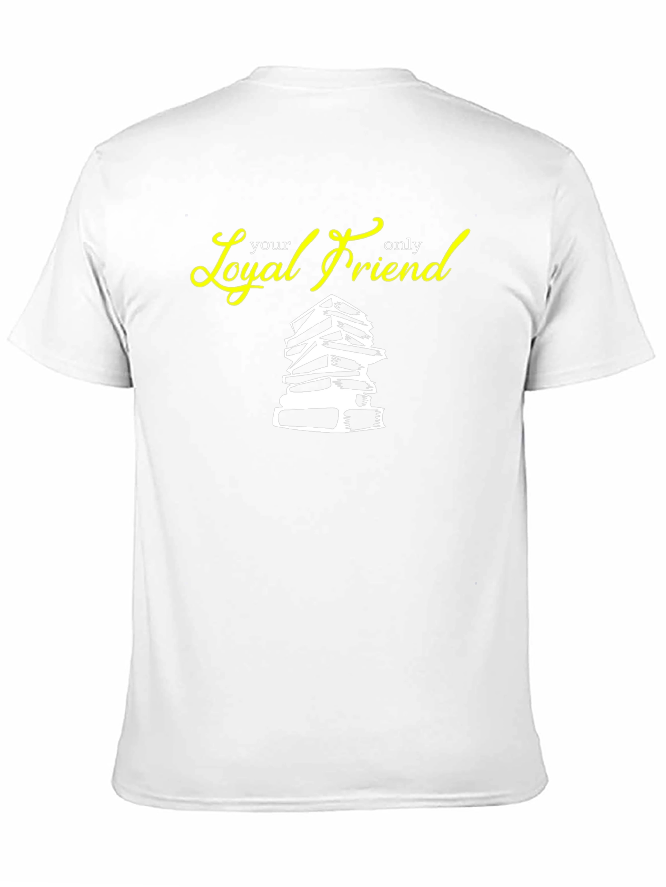 Loyal Friend Books Graphic Tee - Black Cotton T-Shirt