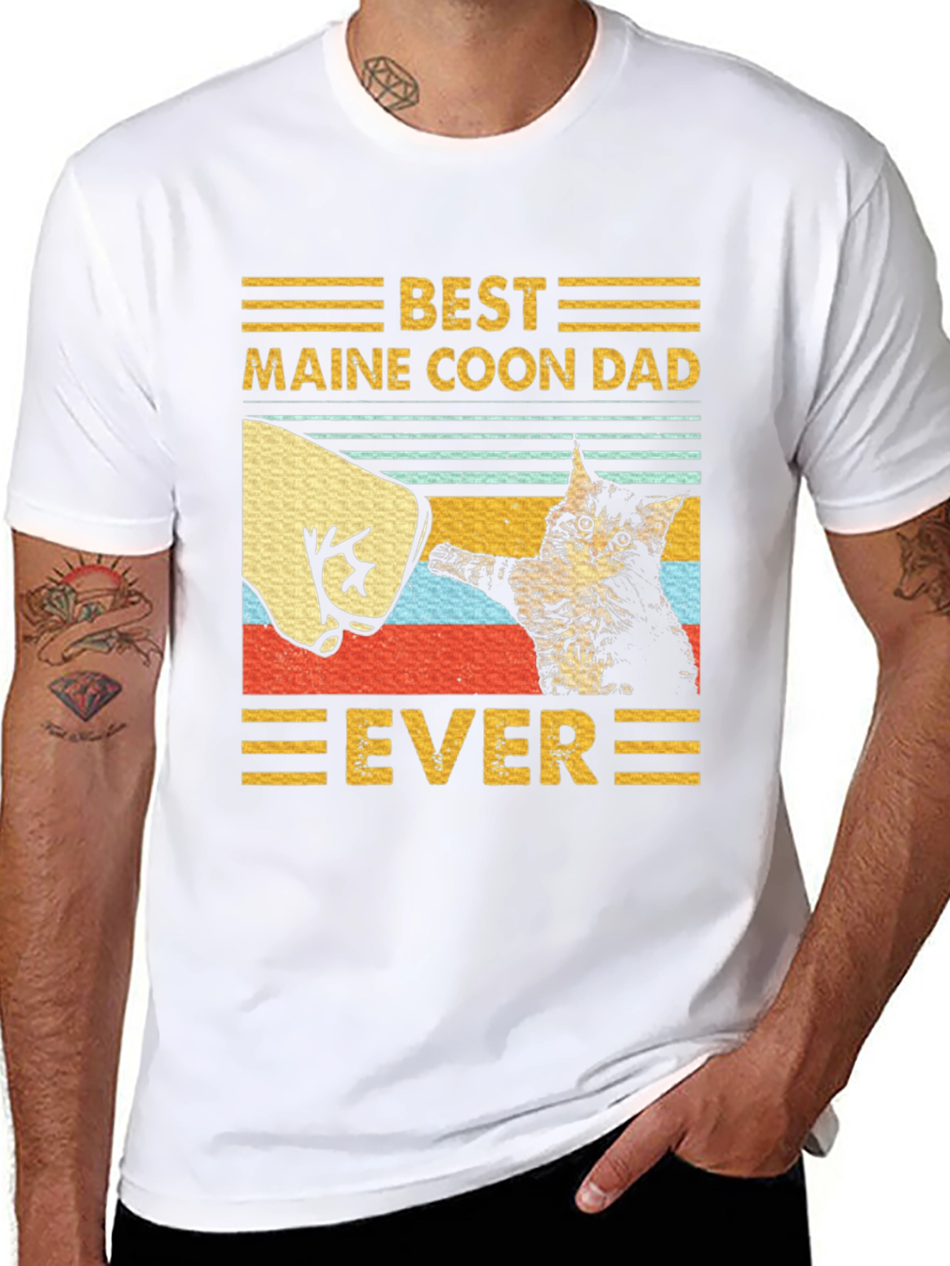 Best Maine Coon Dad Ever T-Shirt