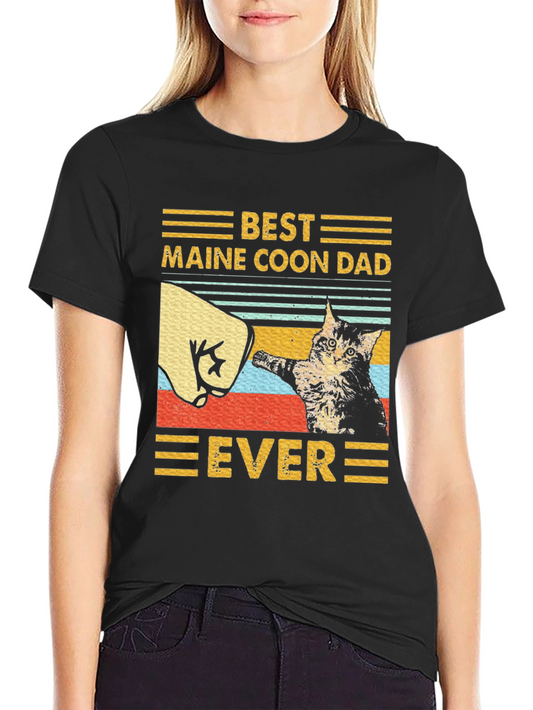 Best Maine Coon Dad Ever T-Shirt