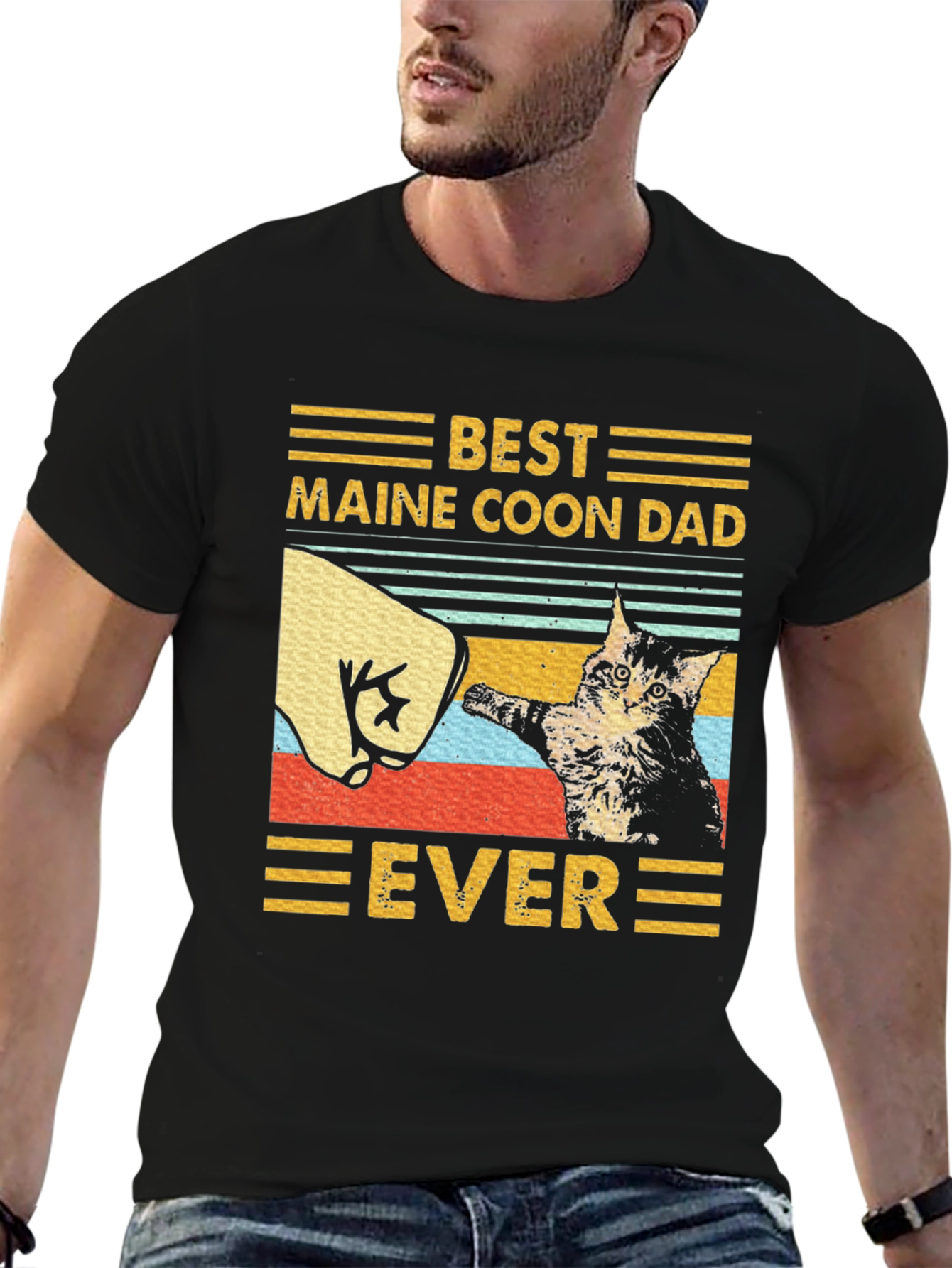 Best Maine Coon Dad Ever T-Shirt