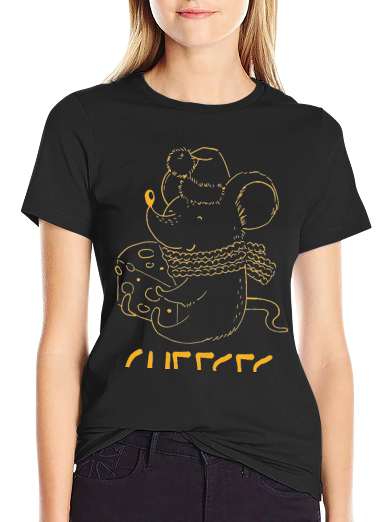 Festive Mouse Cheese Lover T-Shirt
