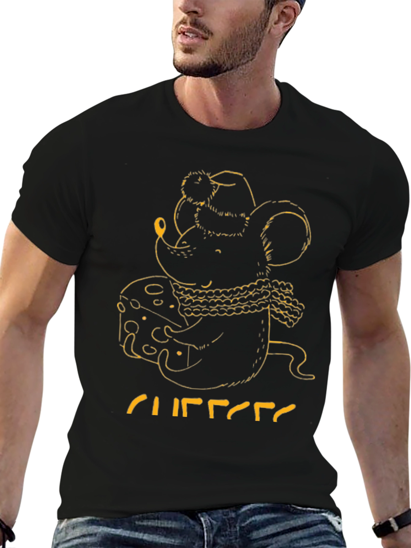 Festive Mouse Cheese Lover T-Shirt