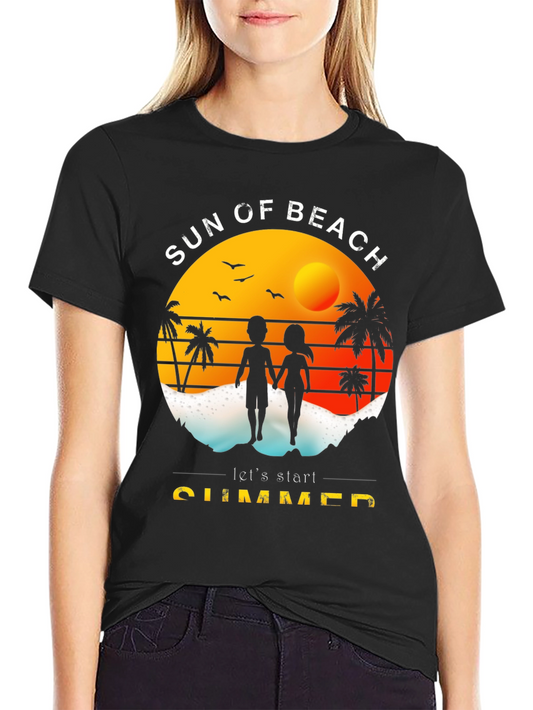 Sun Of Beach Summer Graphic Tee