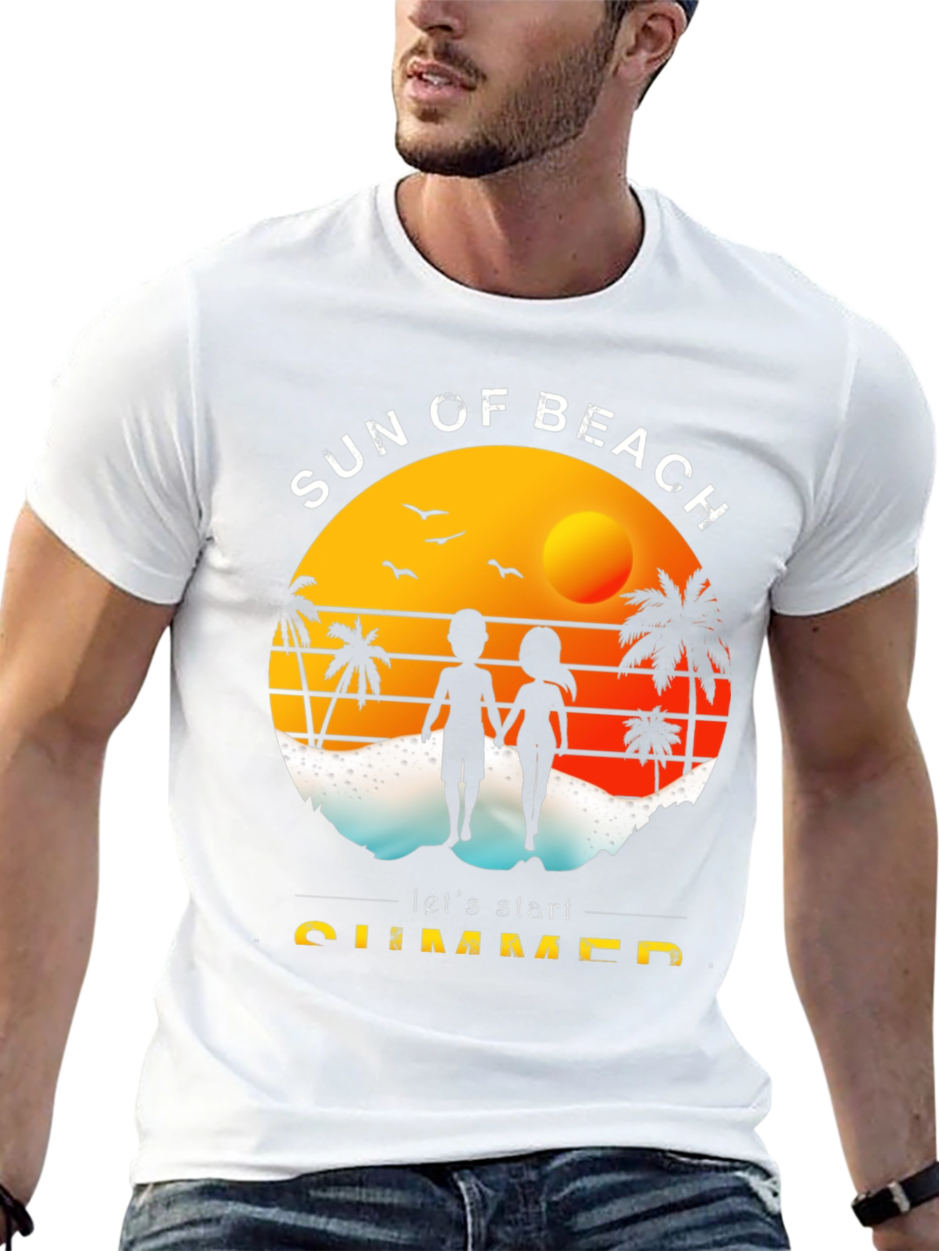 Sun Of Beach Summer Graphic Tee