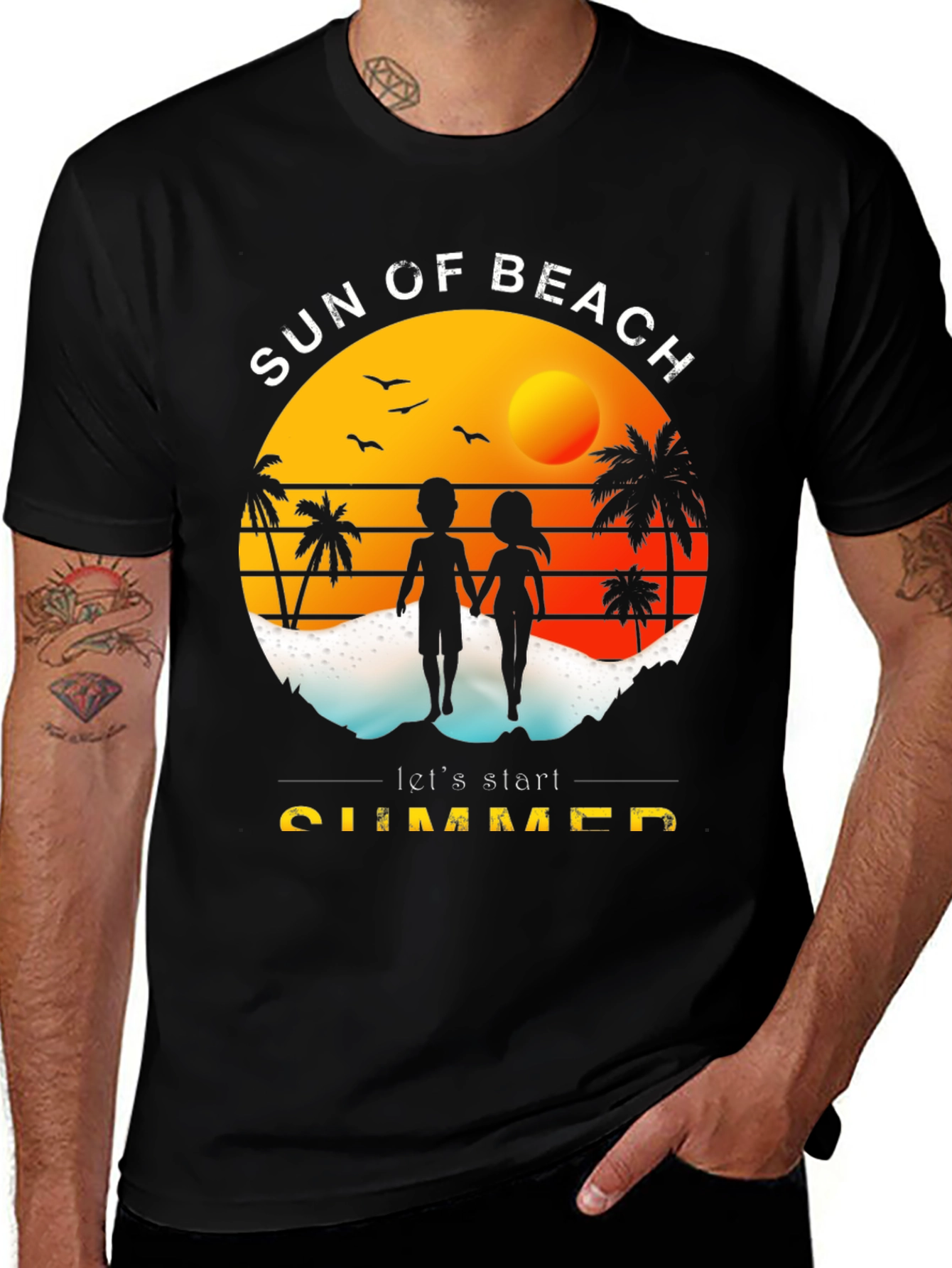 Sun Of Beach Summer Graphic Tee