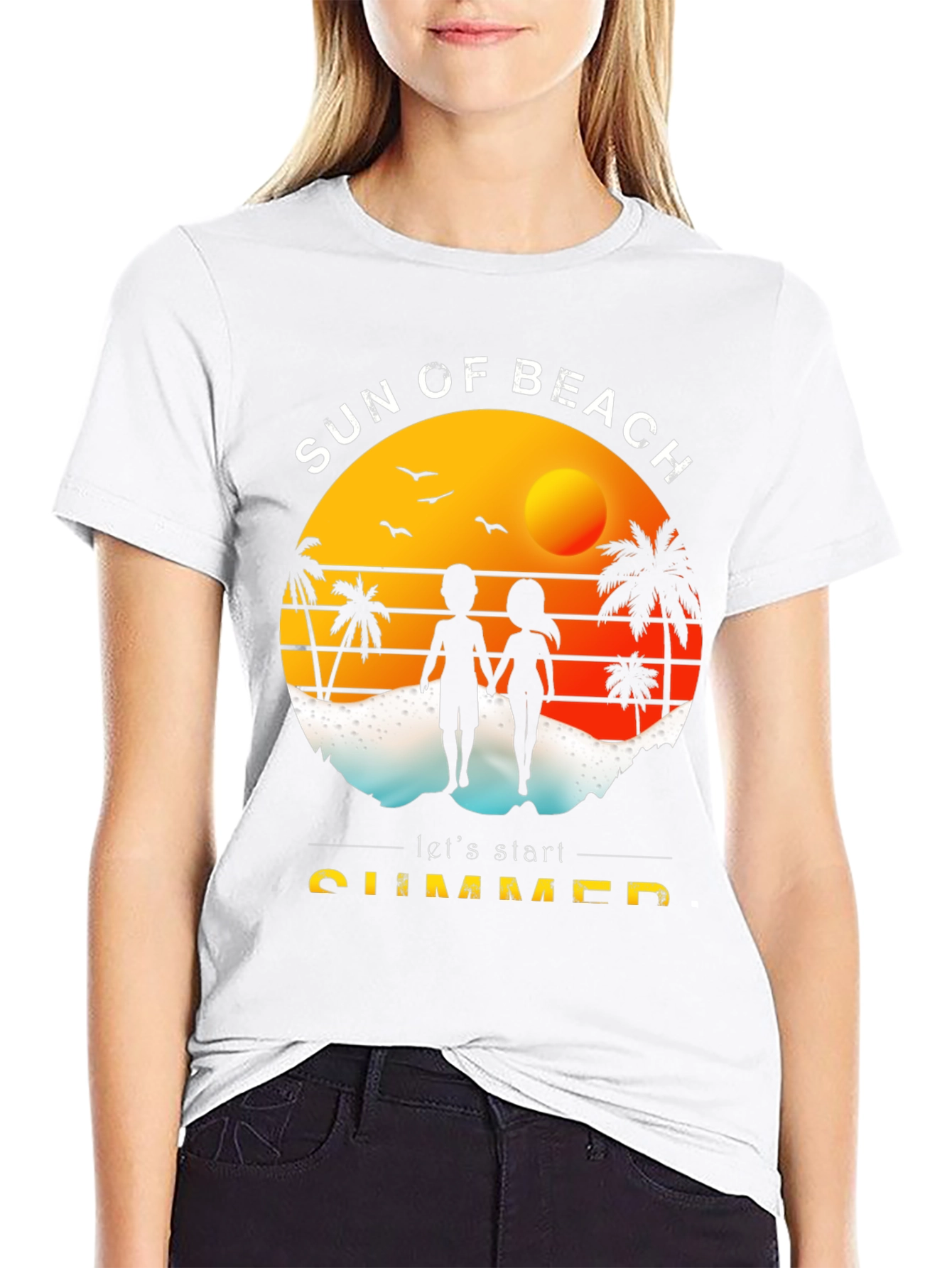 Sun Of Beach Summer Graphic Tee