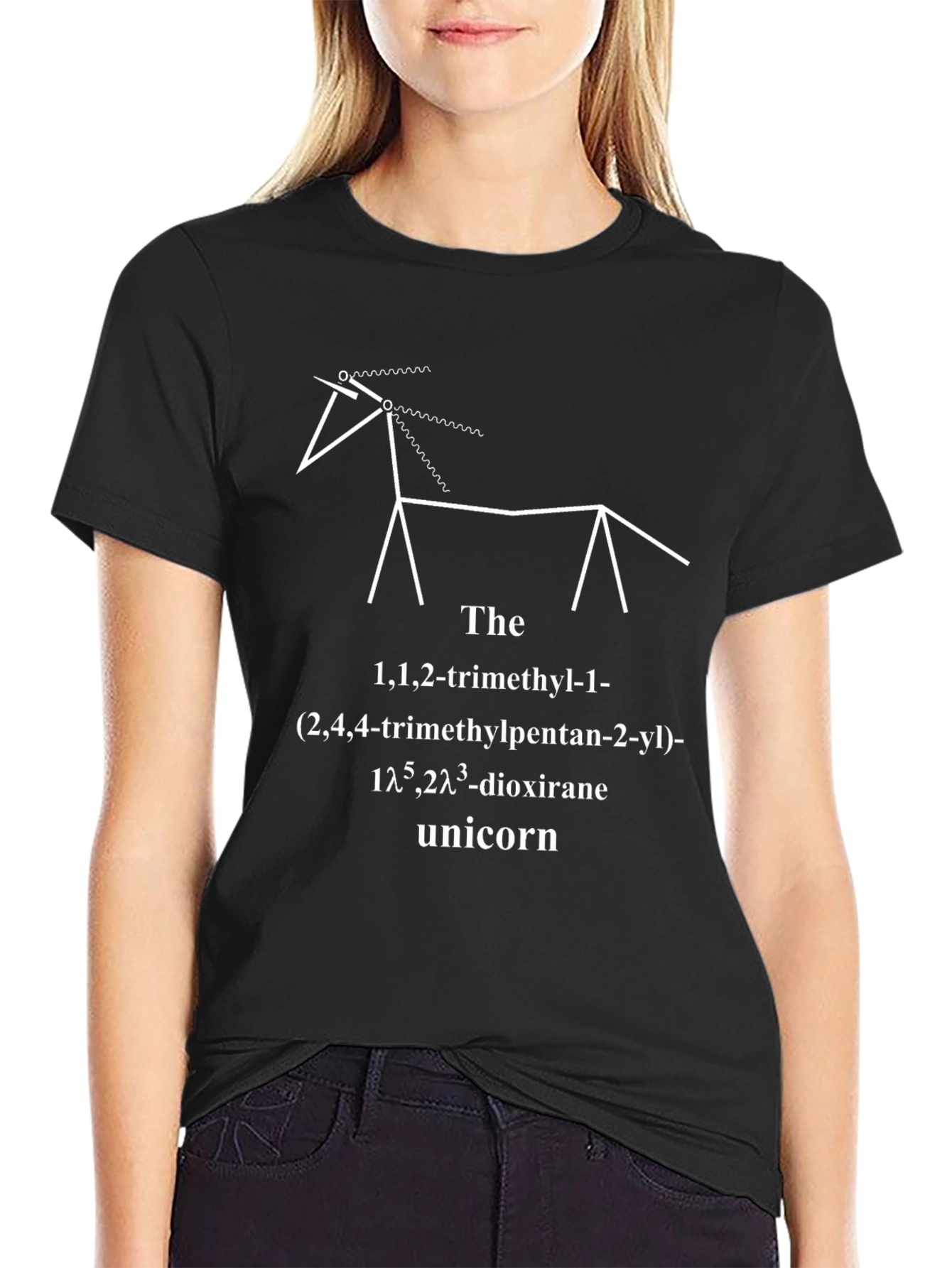 Chemistry Unicorn Graphic T-Shirt