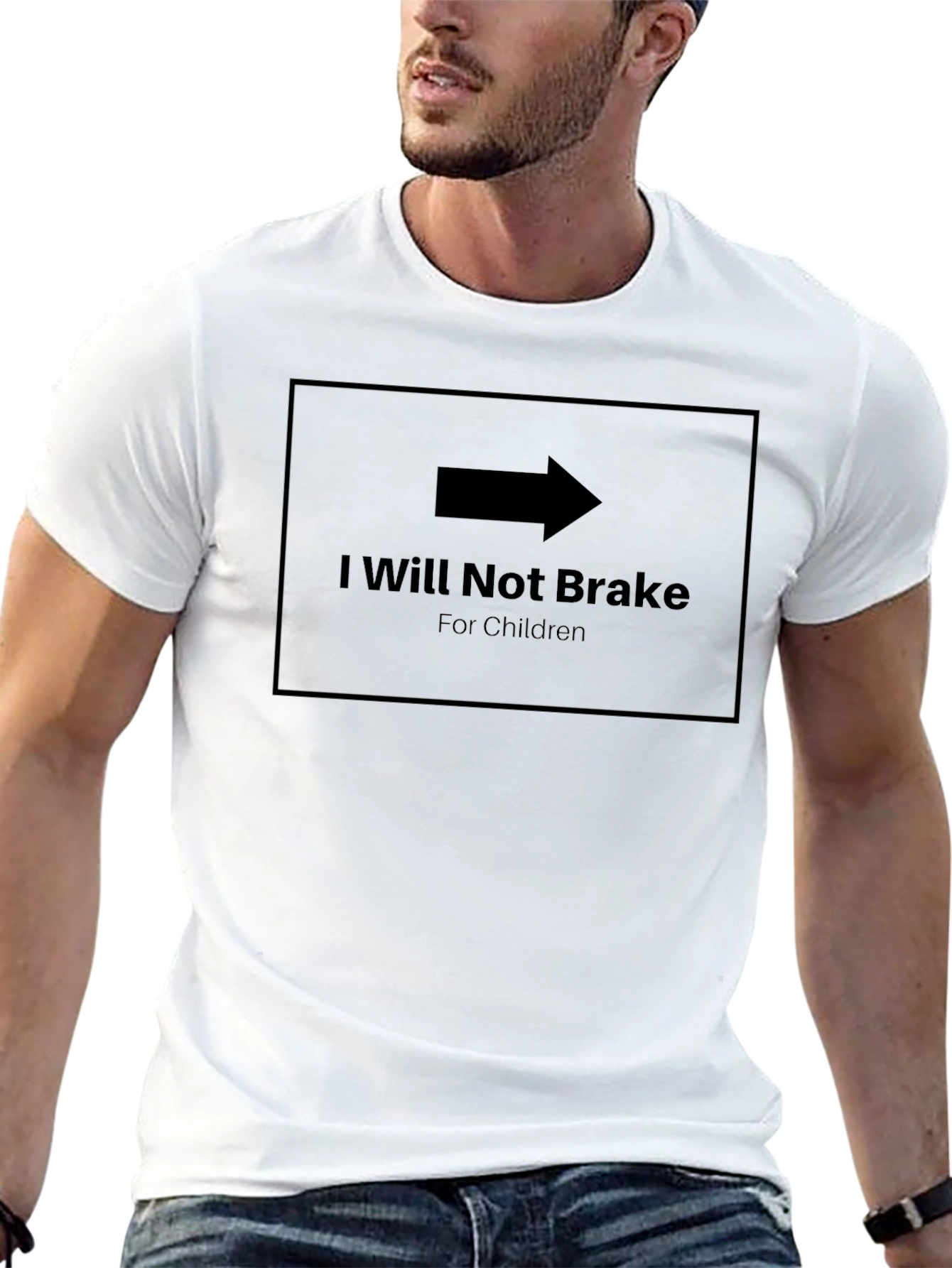 I Will Not Brake T-Shirt - Funny Slogan Tee