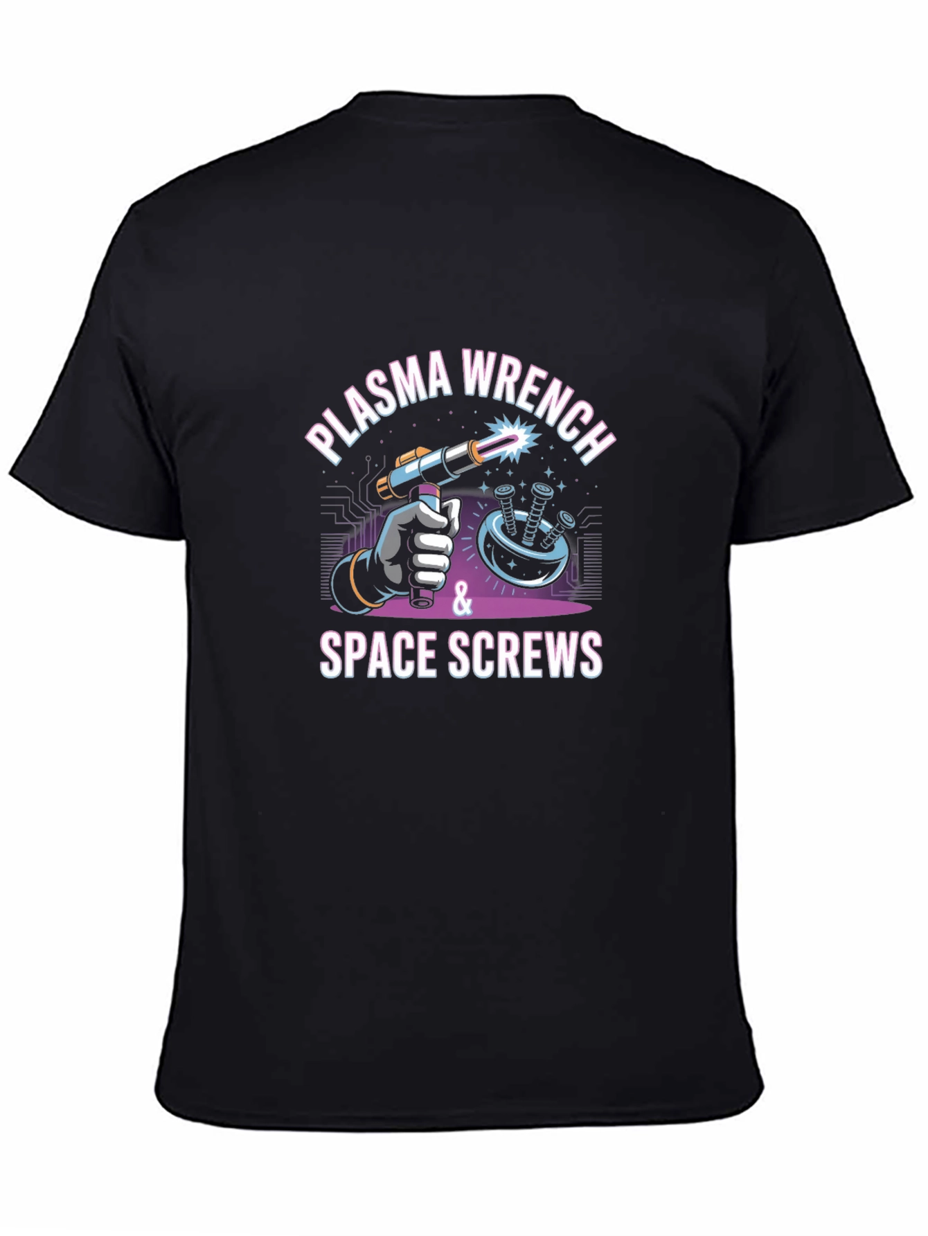 Plasma Wrench & Space Screws Graphic Tee