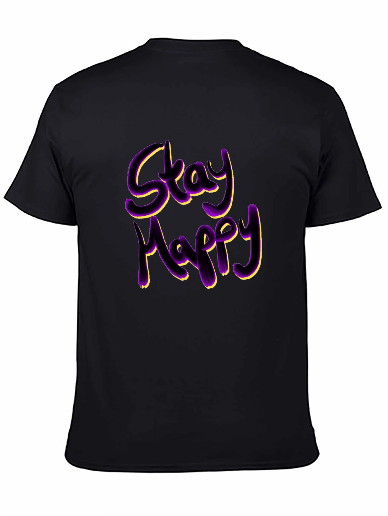 Stay Happy Graphic T-Shirt - Trendy Casual Wear