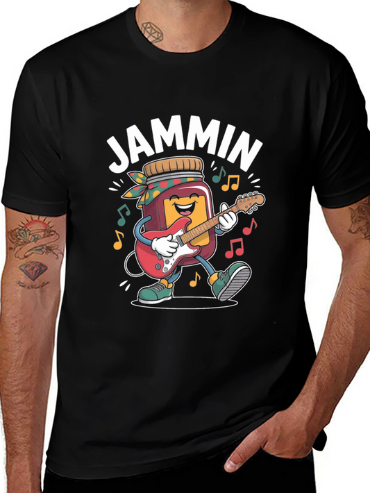Jammin T-Shirt - Musical Cartoon Graphic Tee
