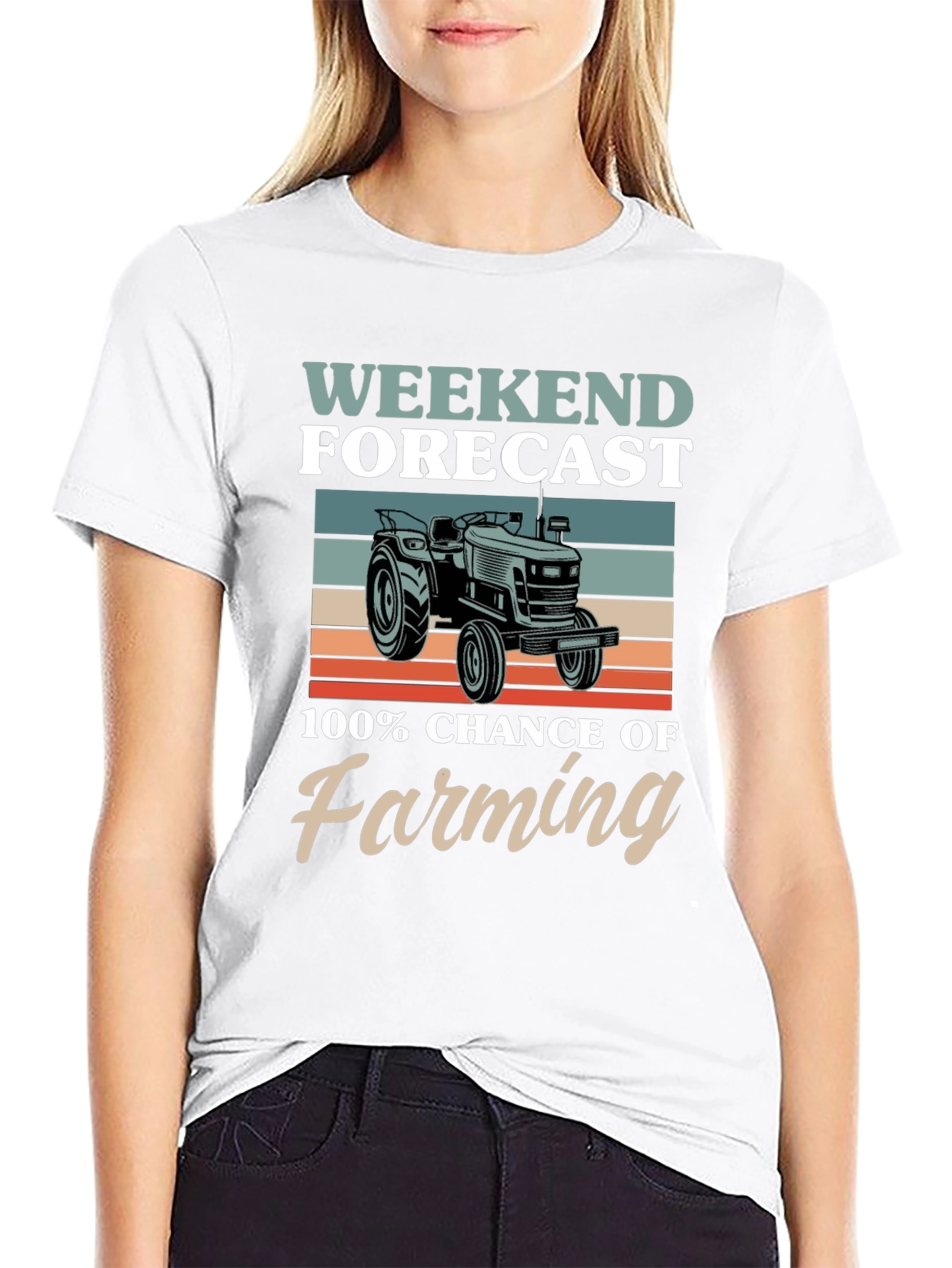 Weekend Forecast: 100% Chance of Farming T-Shirt