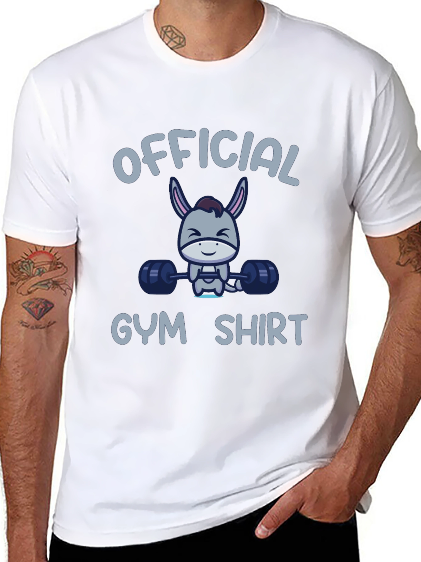 Funny Donkey Gym Shirt - Official Workout Tee
