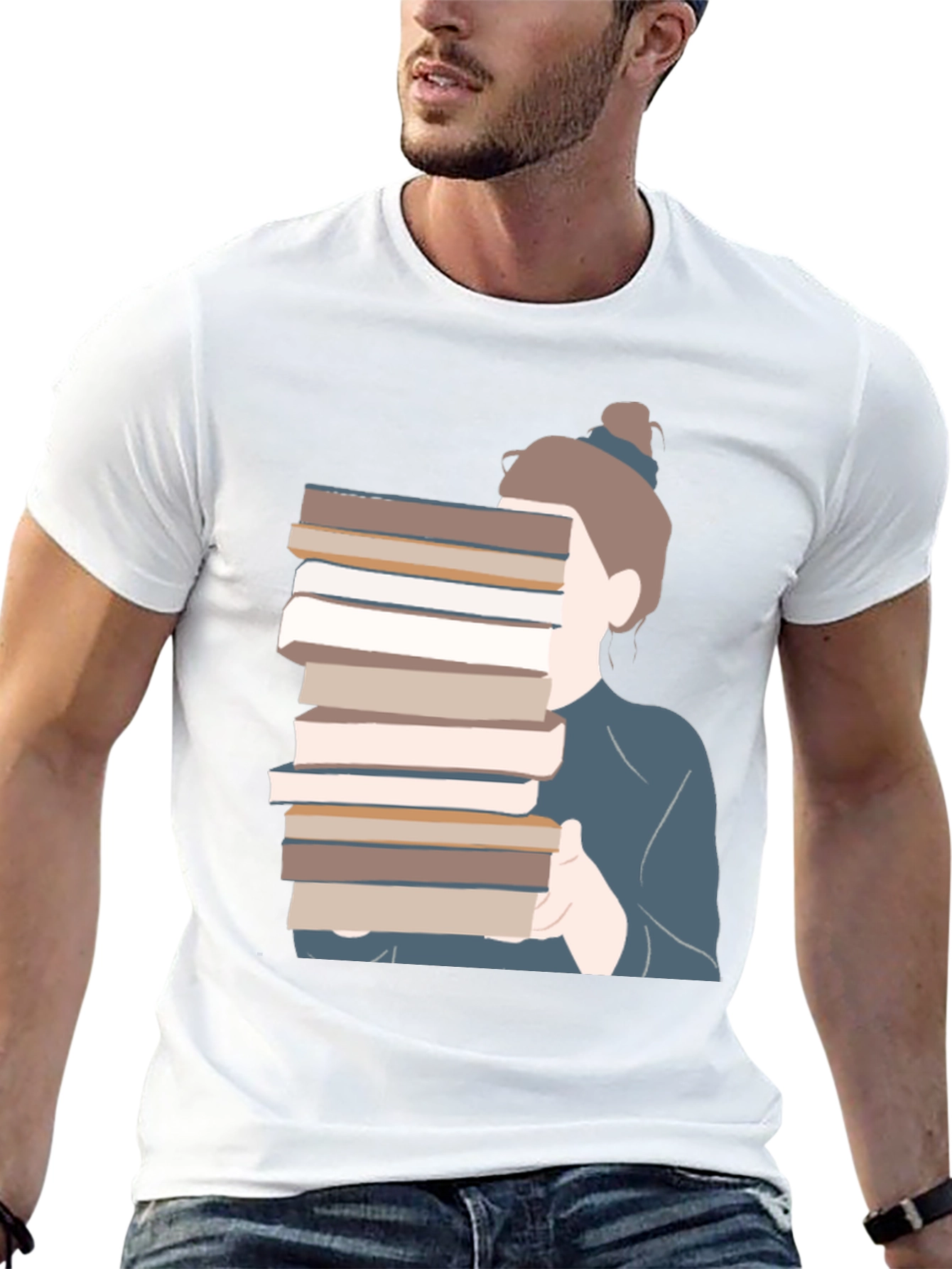 Book Lover Graphic Tee - Stylish Bookworm Apparel