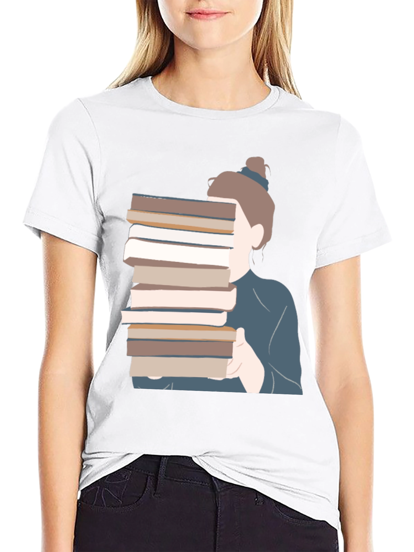 Book Lover Graphic Tee - Stylish Bookworm Apparel