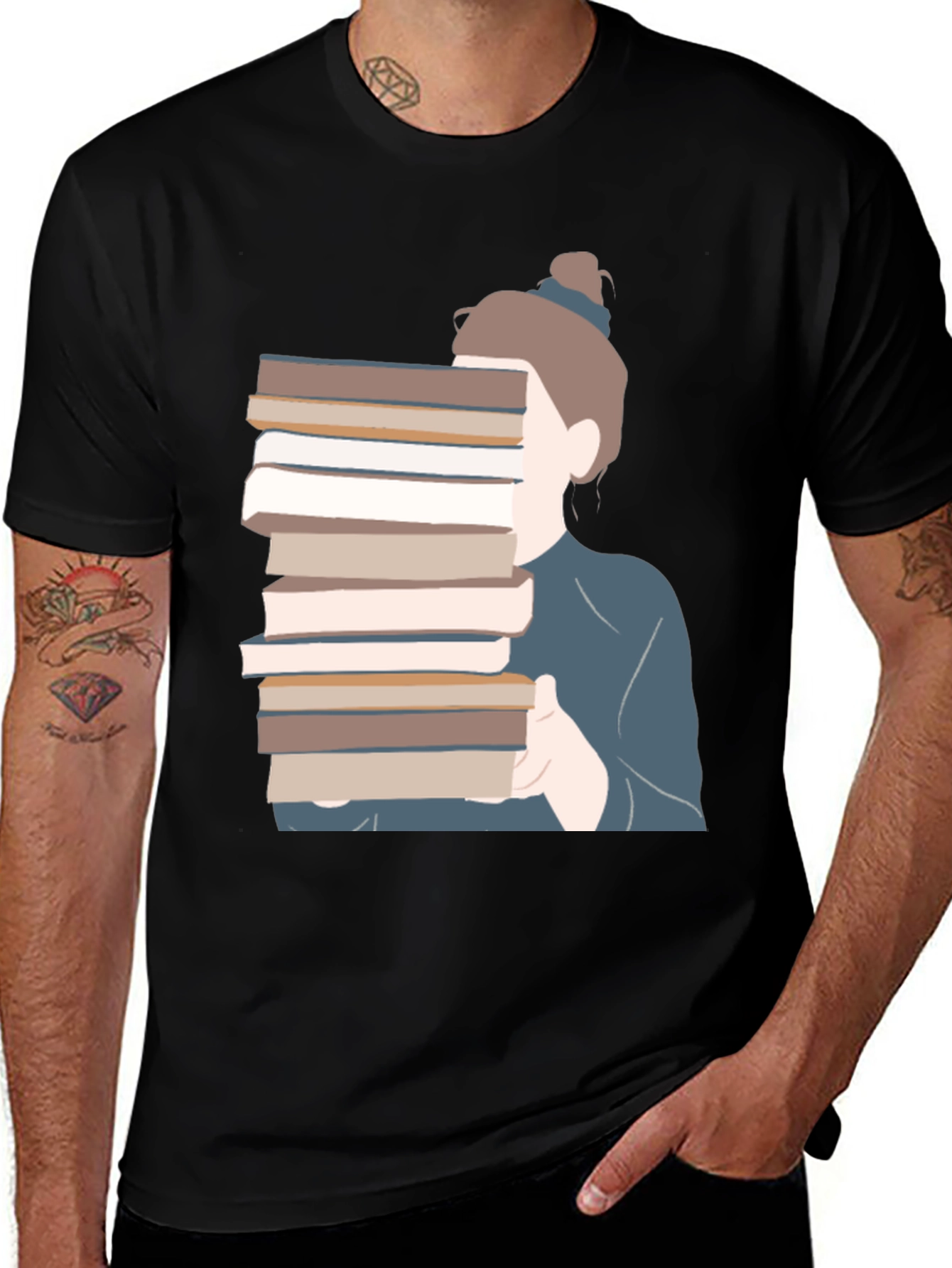Book Lover Graphic Tee - Stylish Bookworm Apparel