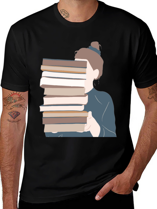 Book Lover Graphic Tee - Stylish Bookworm Apparel