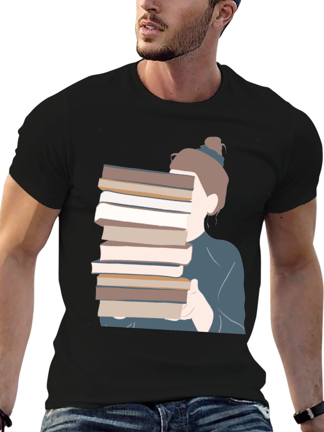 Book Lover Graphic Tee - Stylish Bookworm Apparel
