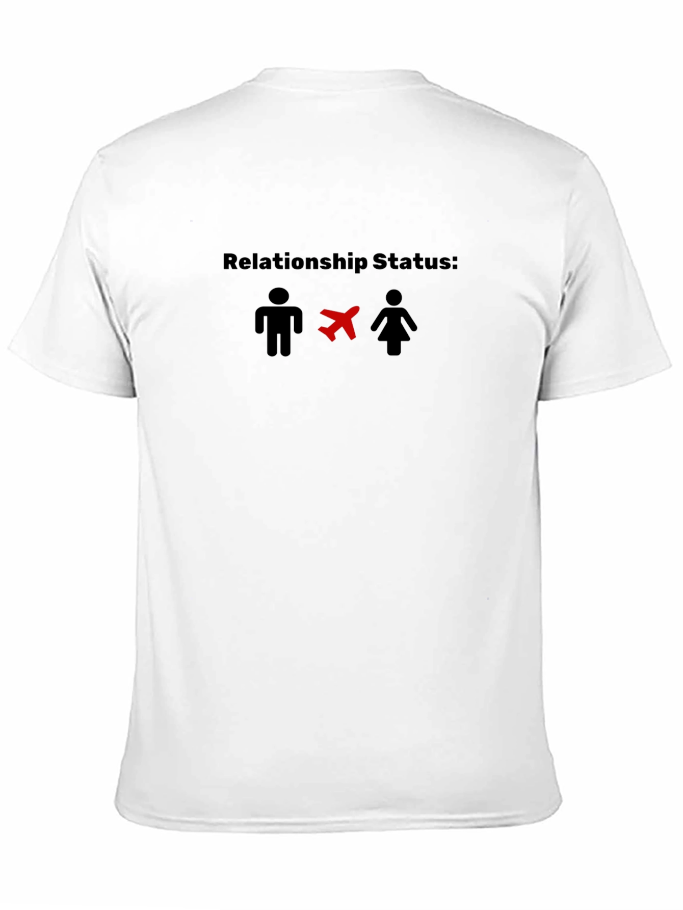Relationship Status: Plane Black T-Shirt