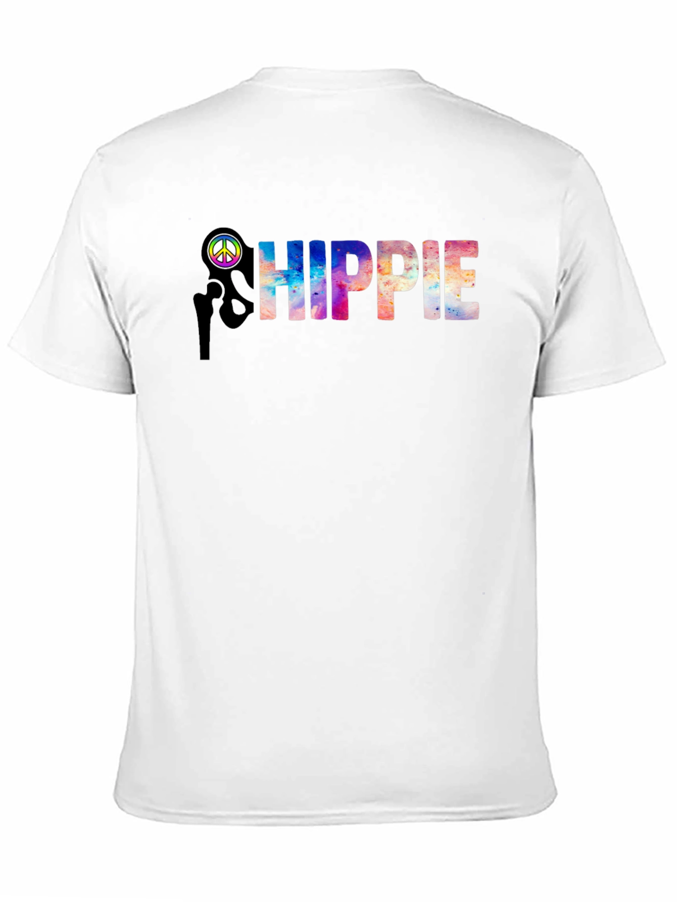 Hippie Tie-Dye Graphic T-Shirt