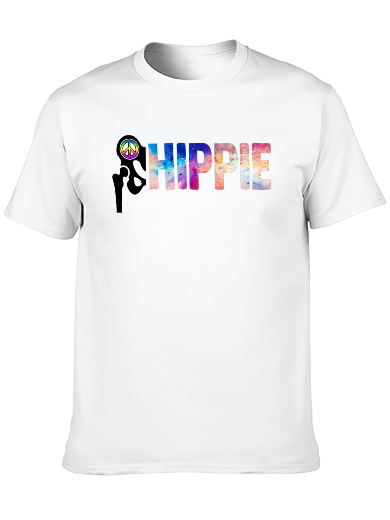 Hippie Tie-Dye Graphic T-Shirt